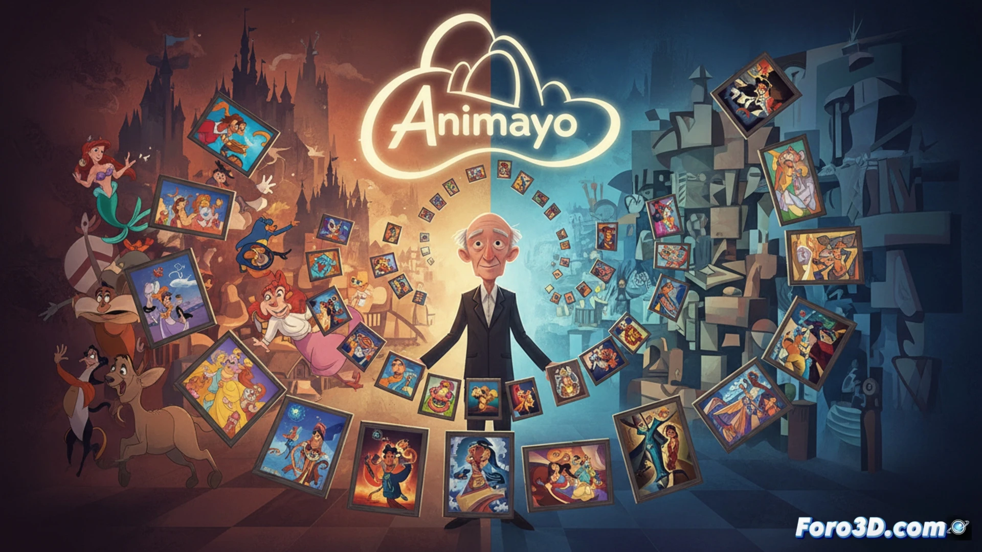 Exposición de Alan Bodner en Animayo, con obras de su carrera en Disney y su faceta experimental personal.