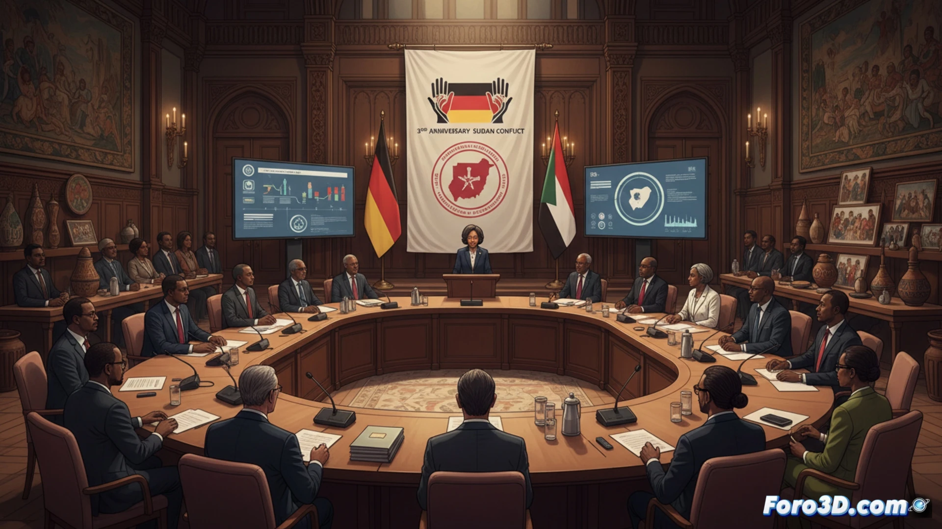 Una conferencia en Alemania busca fondos para la crisis humanitaria en Sudán, en el tercer aniversario de su conflicto.