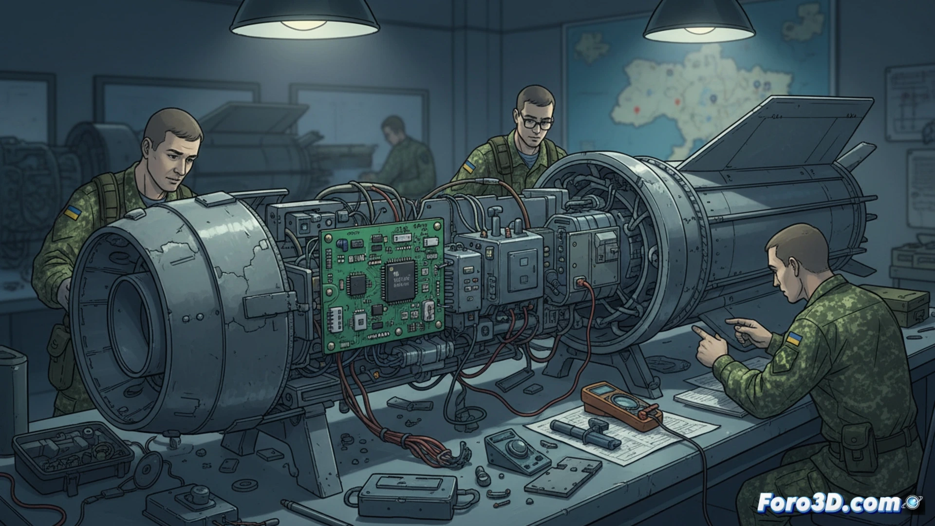 Análisis 3D del misil norcoreano: chasis tosco, electrónica moderna
