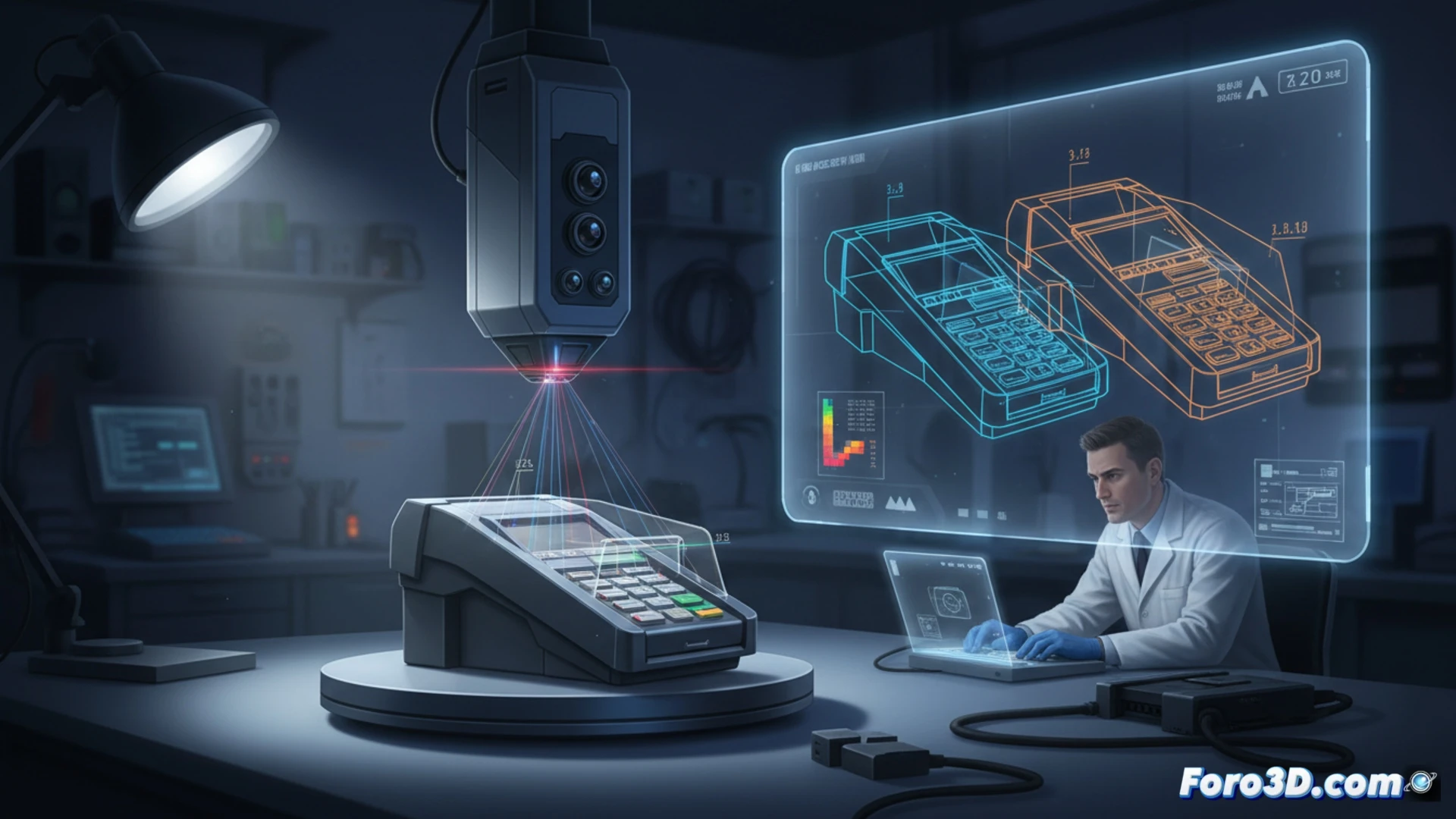 Análisis forense con escáner 3D: detectando skimmers en cajeros automáticos