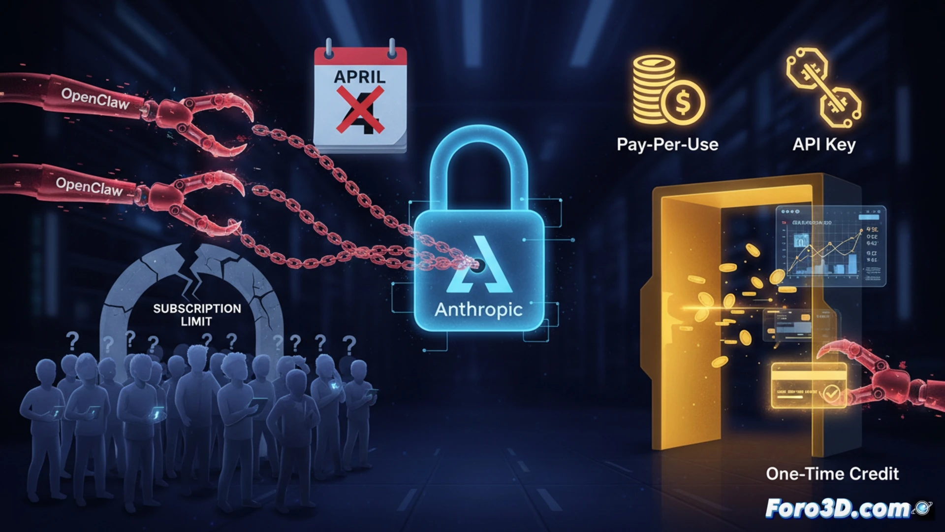 Anthropic restringe acceso a Claude desde herramientas externas como OpenClaw