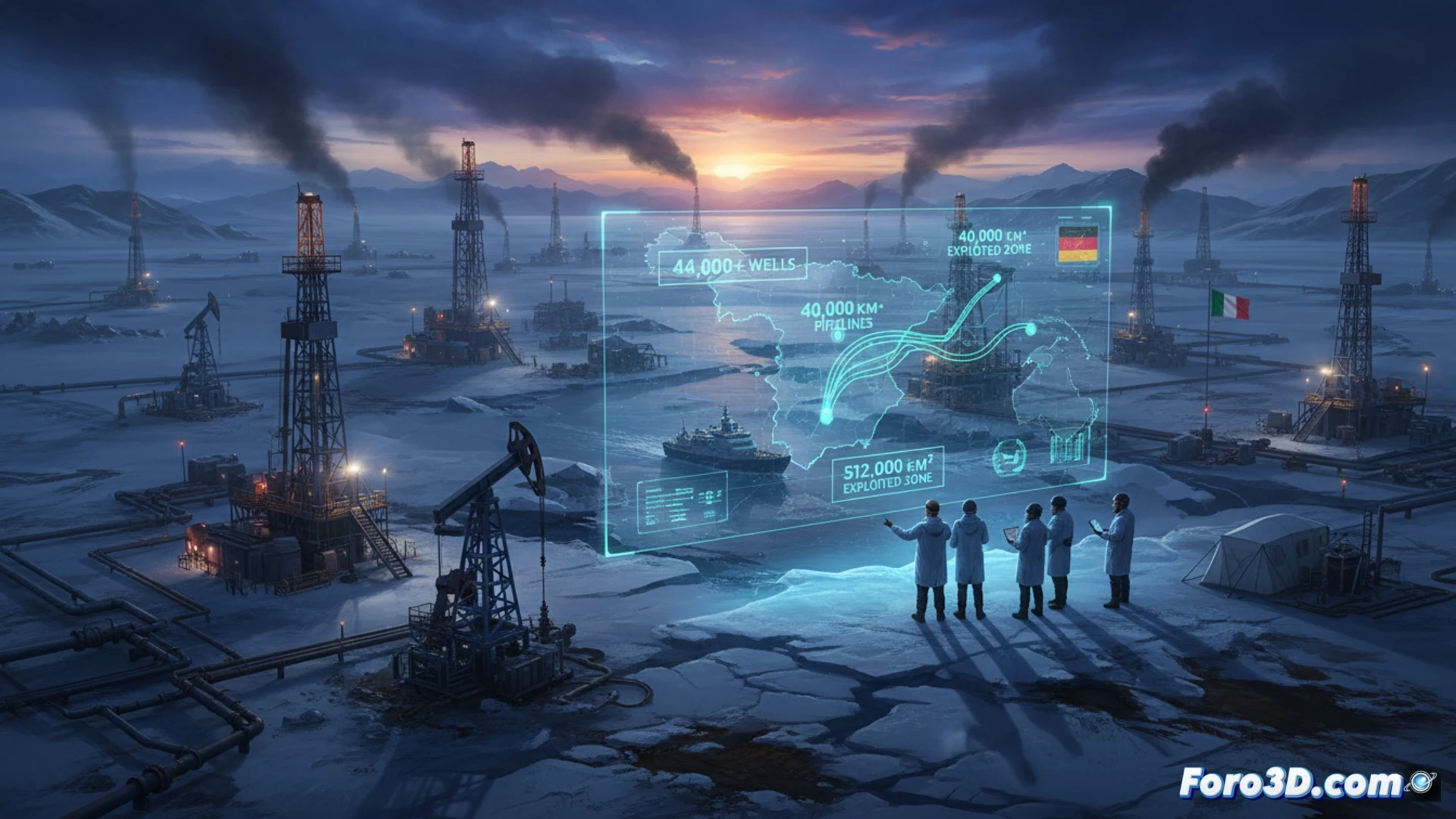 Atlas revela el Ártico explotado como nunca antes