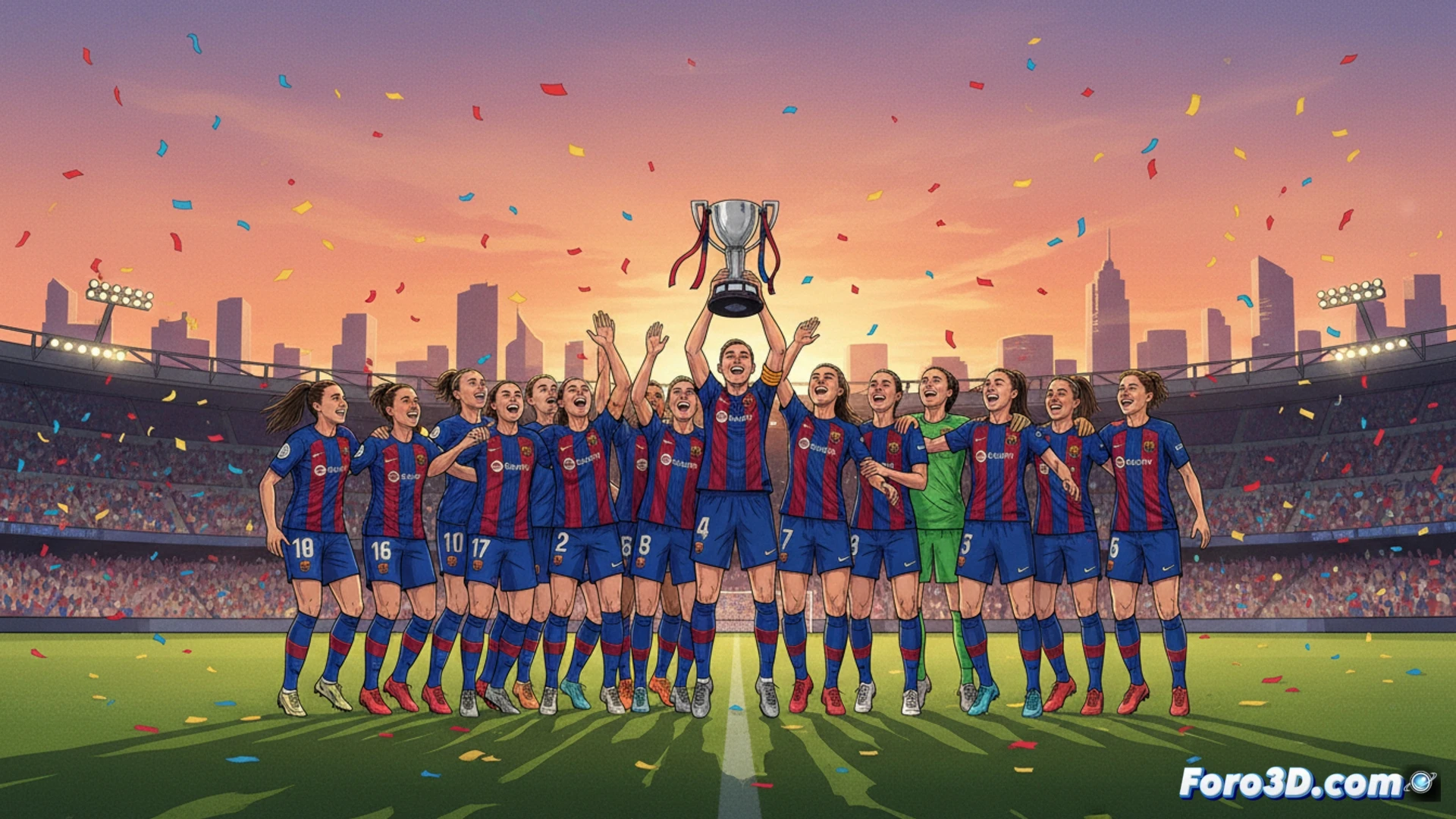 Barça Femení: Siete ligas seguidas analizadas en 3D