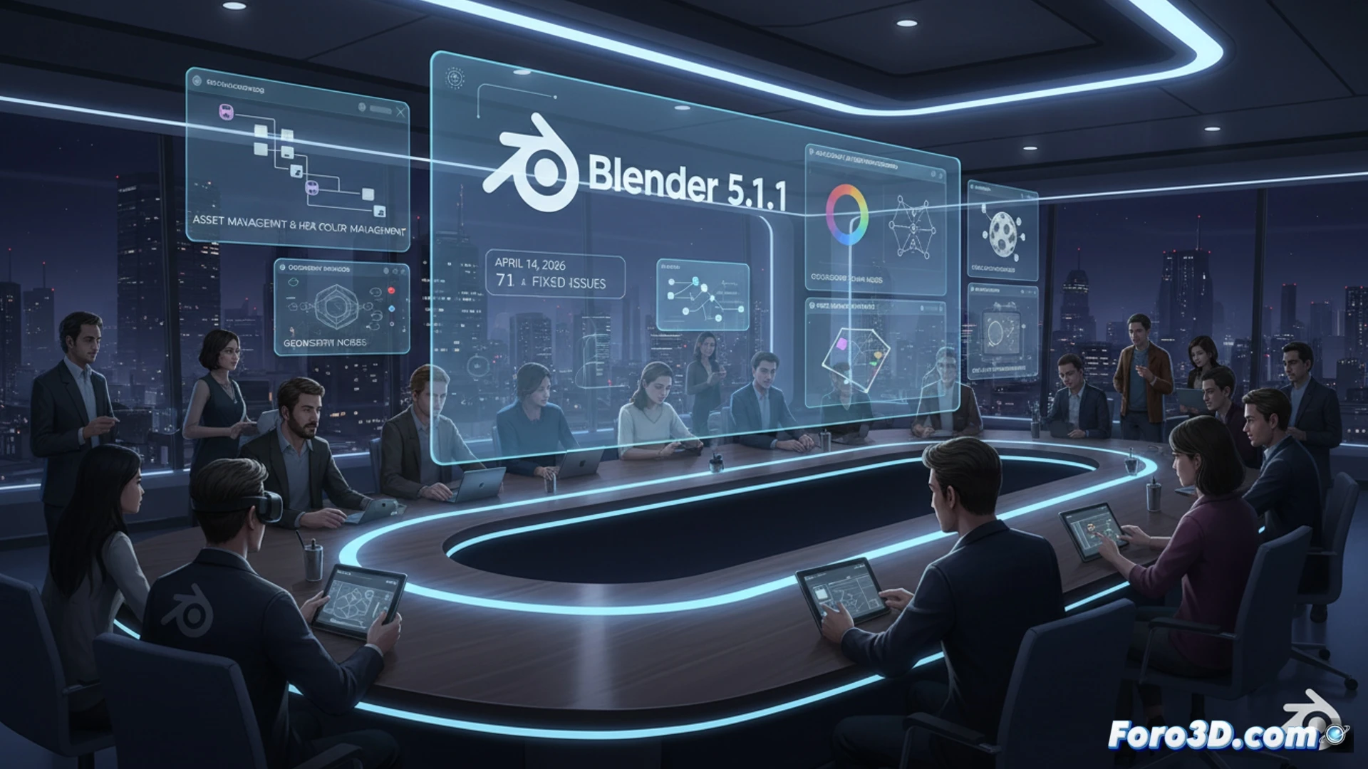 Blender 5.1.1 llega con 71 correcciones y novedades en activos