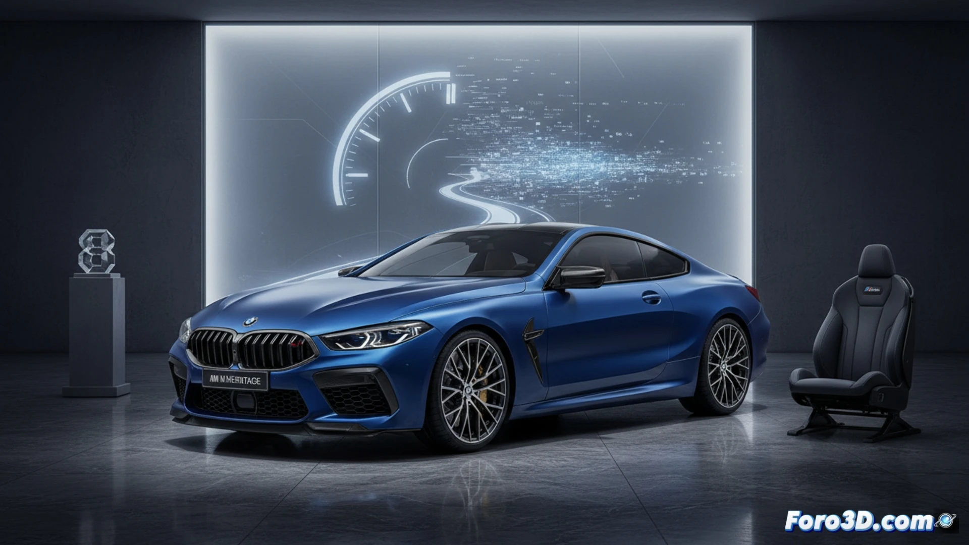 Un BMW M850i Edition M Heritage, último de su serie, en una carretera al atardecer como despedida elegante.