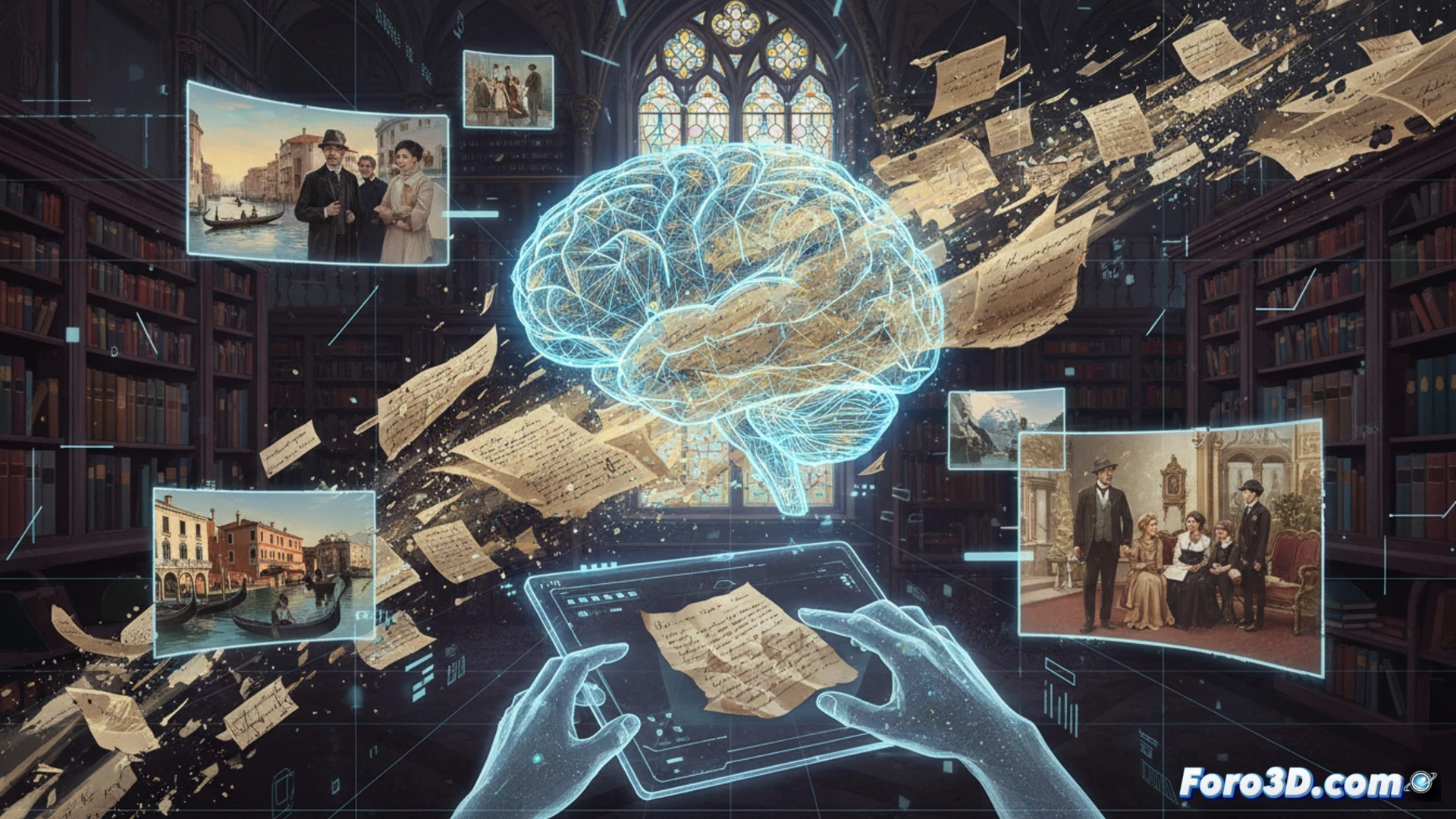 Borradores 3D: digitalizando el proceso creativo de Thomas Mann