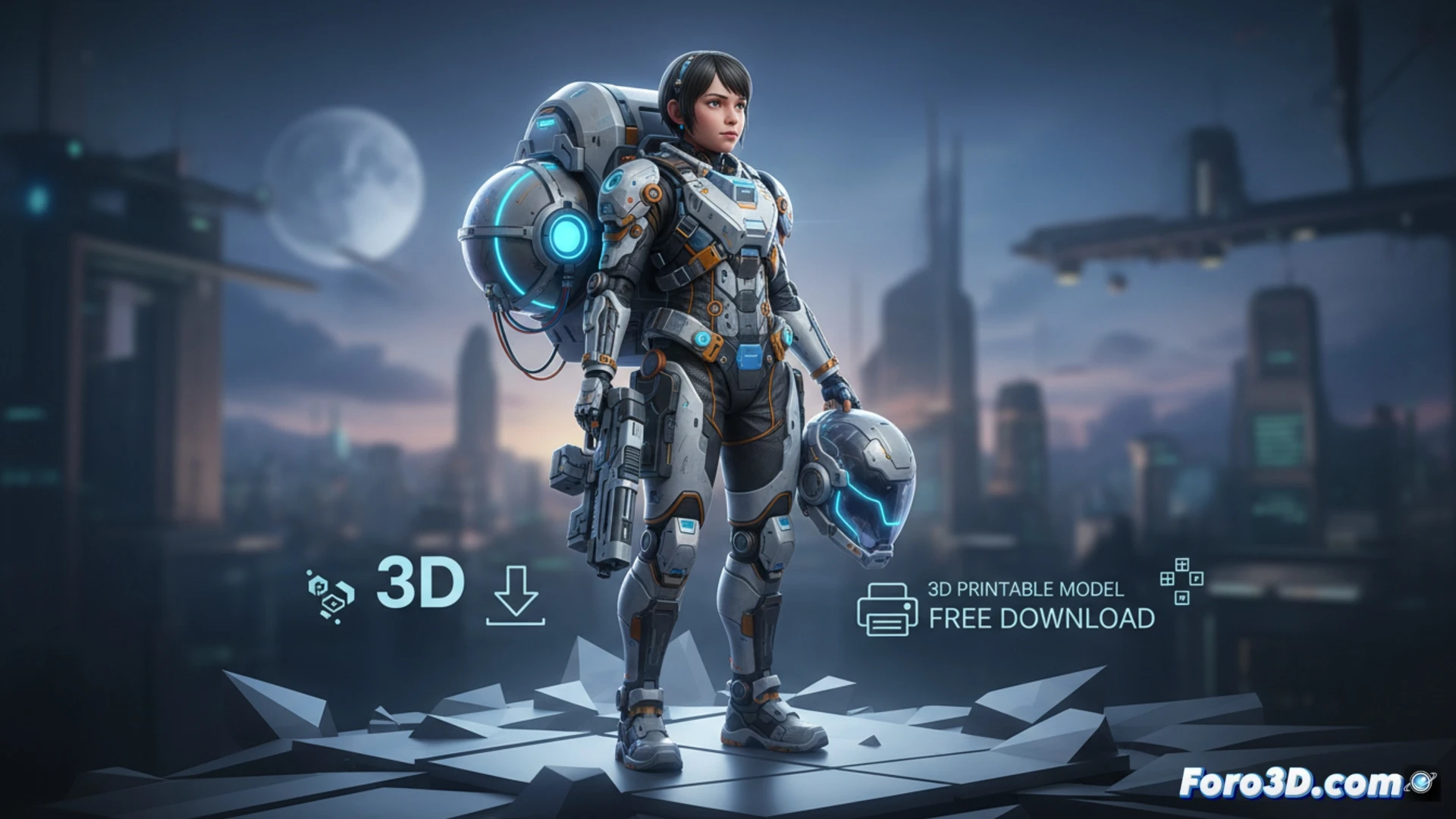 Capcom regala un modelo 3D de Pragmata para imprimir en casa