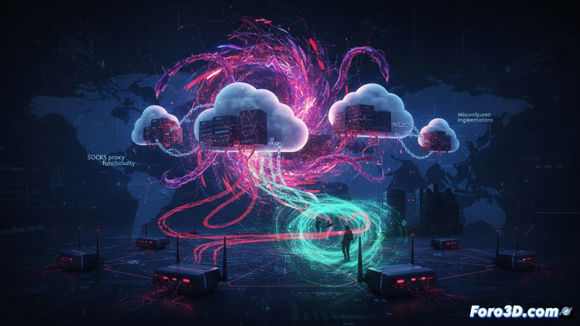 Una botnet Chaos ataca servidores en la nube con configuraciones de seguridad vulnerables.