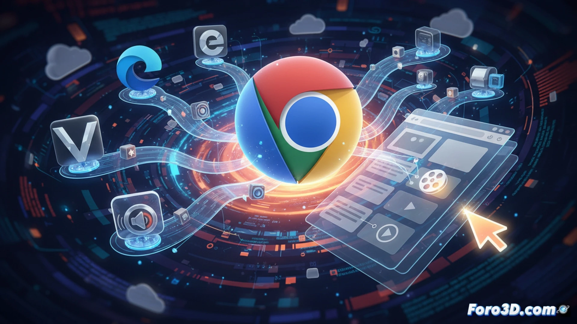 Chrome retrasa la descarga de audio y video hasta que el usuario se acerca a ellos en la página, ahorrando datos.