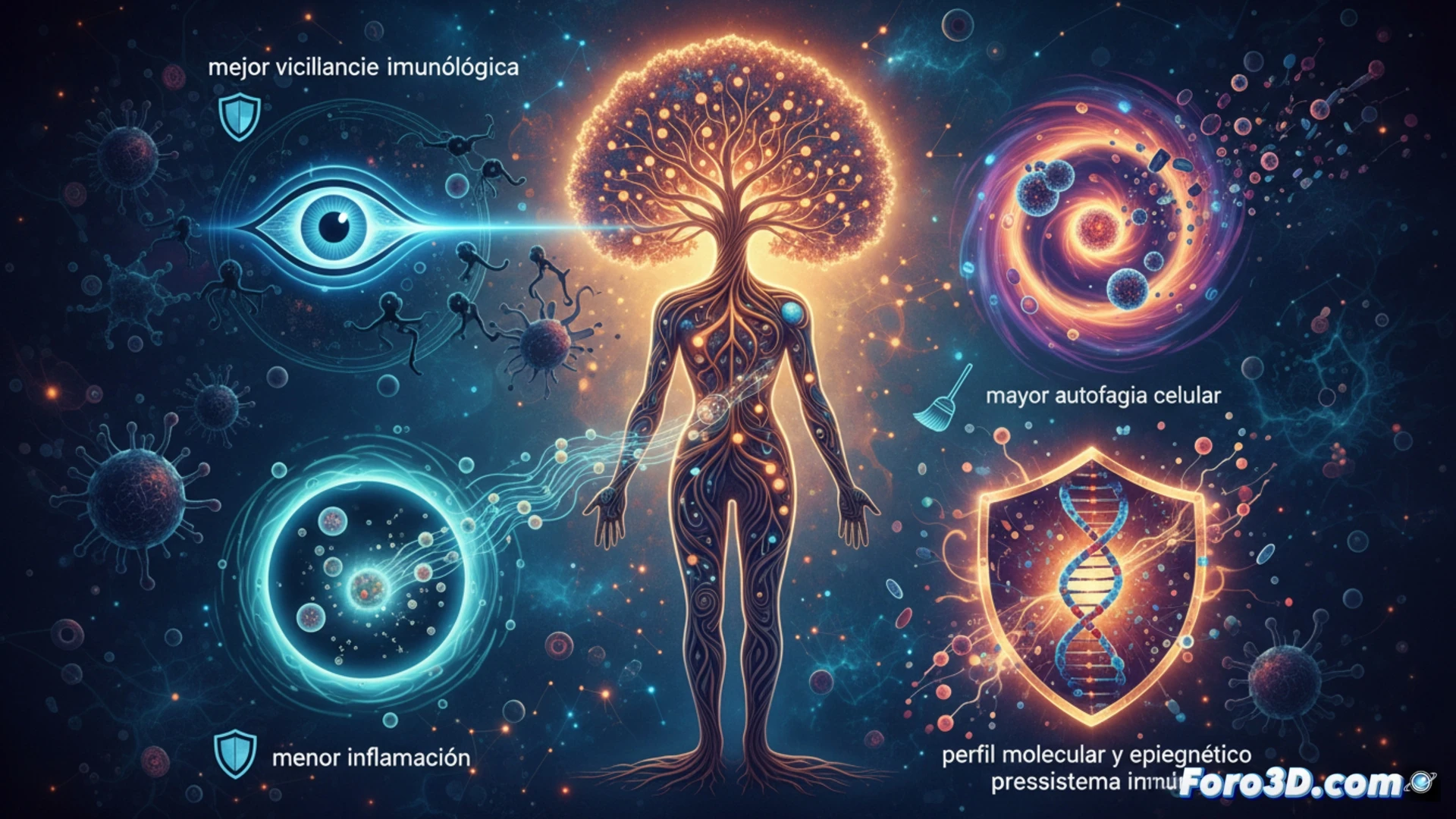 Claves de la longevidad: el sistema inmune como eje central