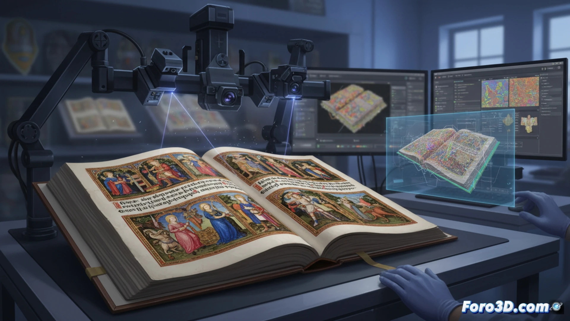 Página iluminada del Codex Manesse mostrando a un caballero trovador, digitalizada en alta resolucion.