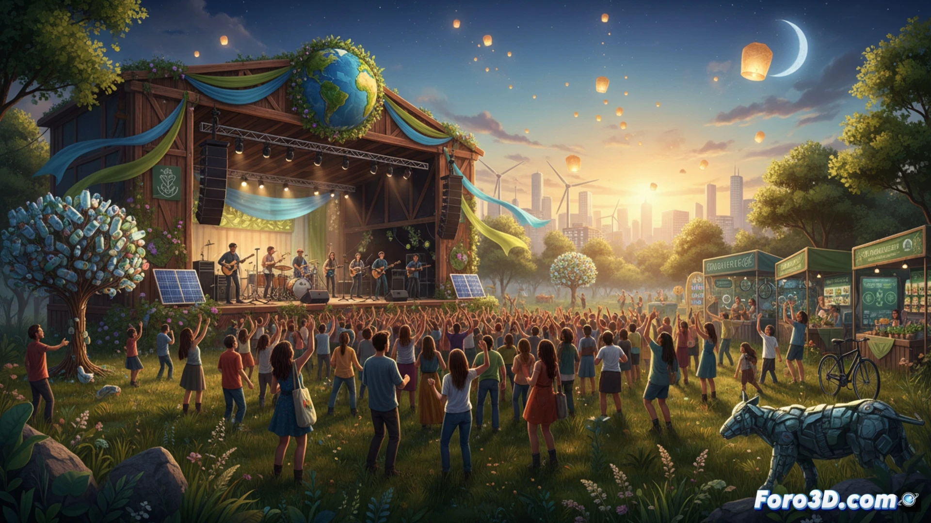 Conciertos y cultura impulsan el mensaje verde en el Día de la Tierra