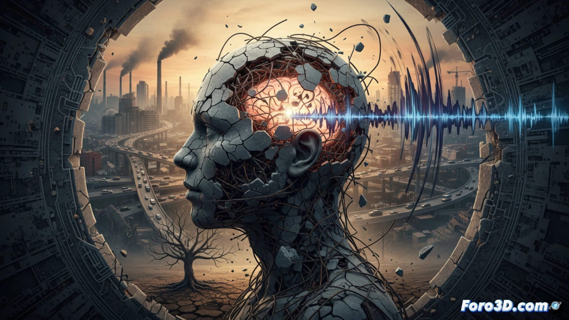 Contaminación acústica y deterioro cognitivo: una correlación visual en 3D