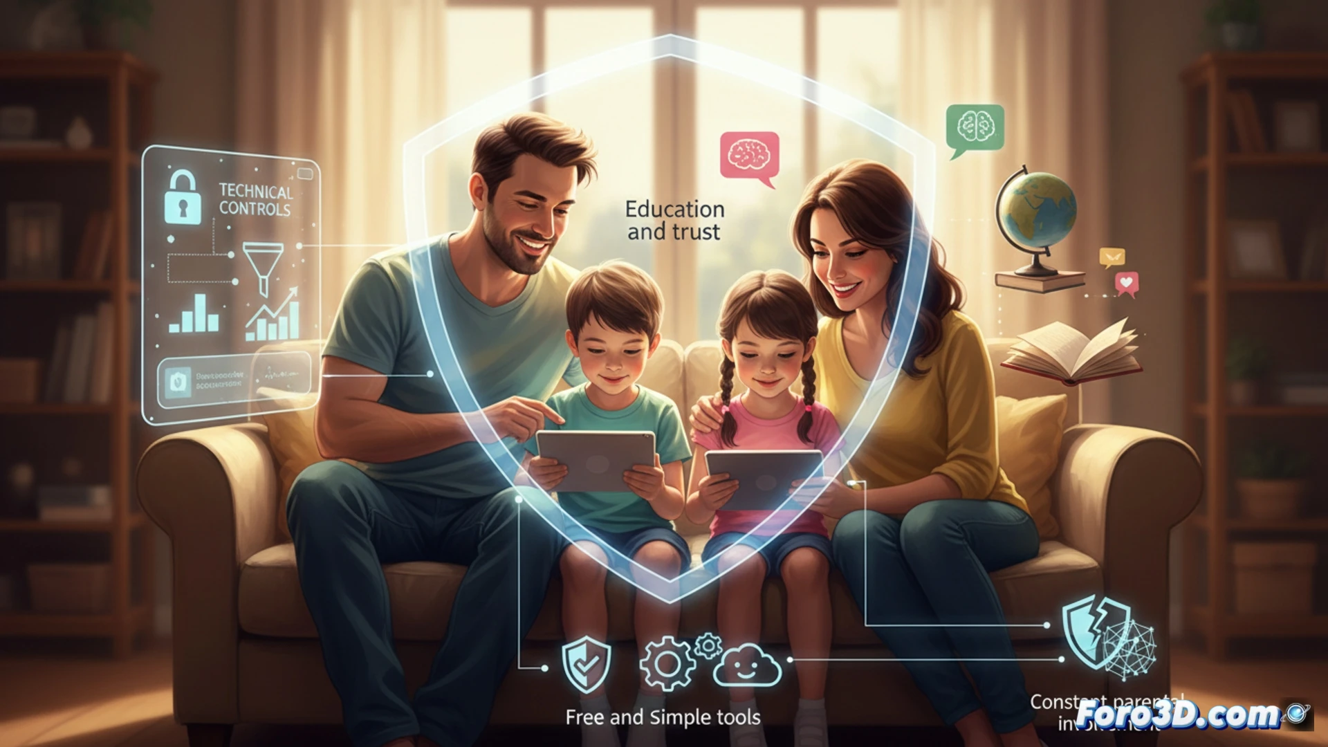 Control parental: herramientas y educación, no prohibición