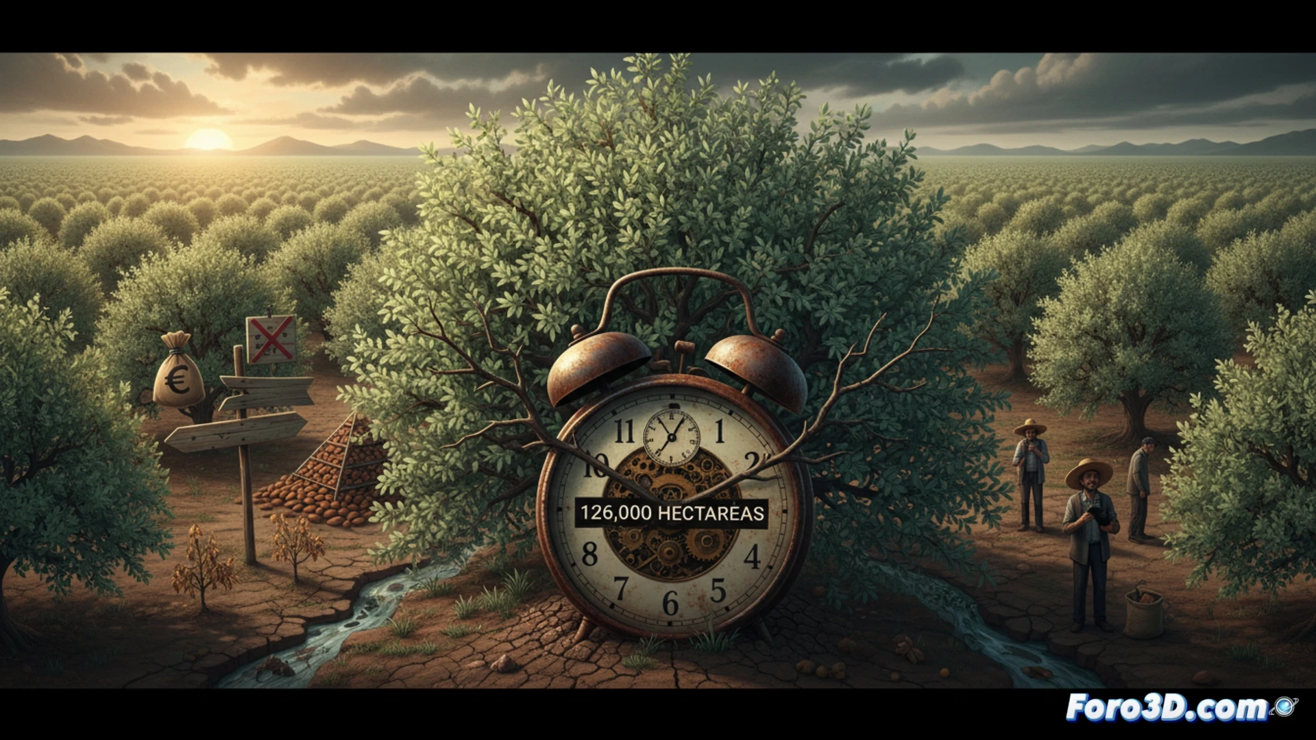 Crisis del almendro: visualizando la próxima saturación del mercado