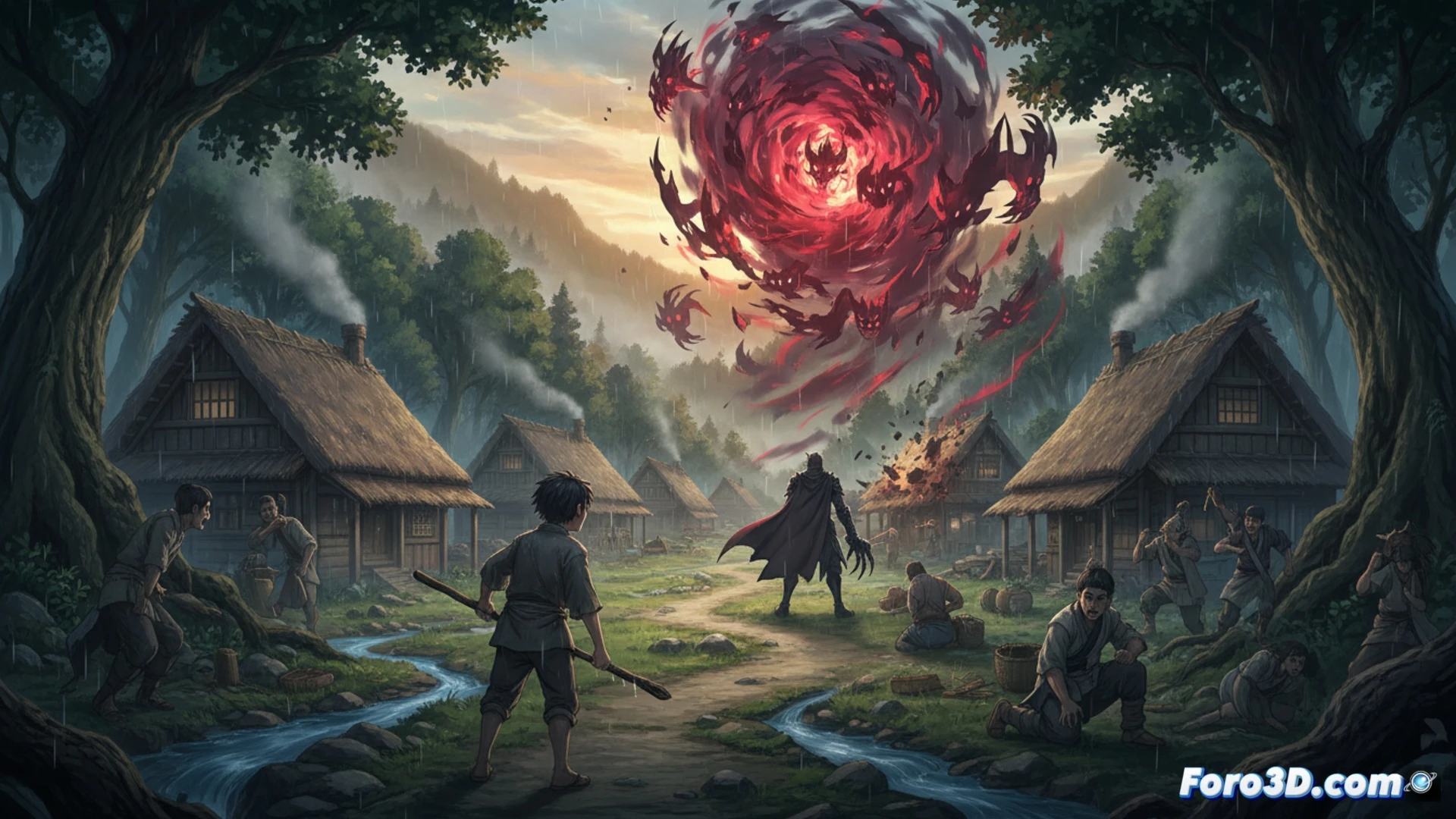 Una pacífica aldea rural es arrasada por una violenta y misteriosa fuerza sobrenatural.