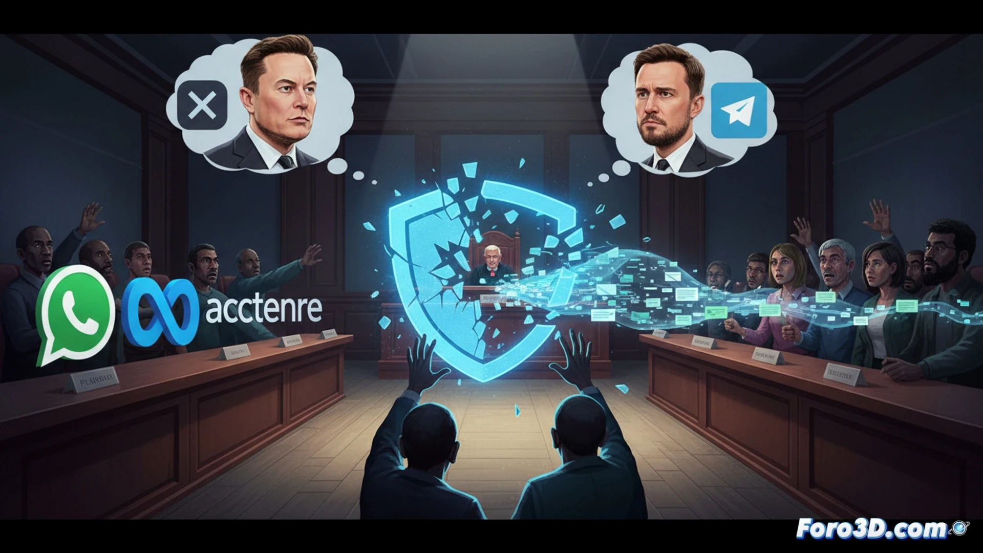 Una demanda colectiva en California acusa a WhatsApp de espiar mensajes privados, violando su cifrado.