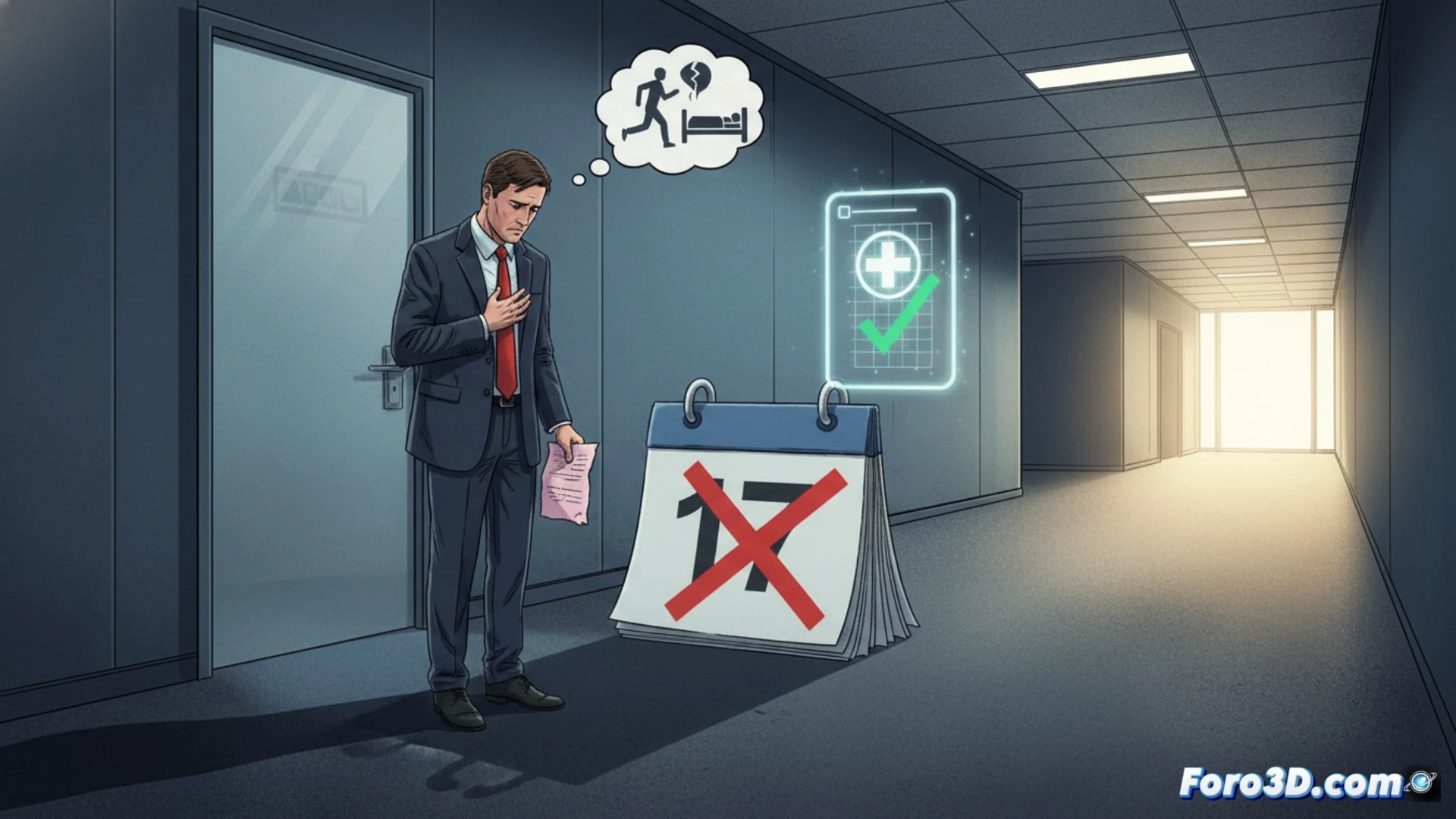 Despido tras 17 días sin ir a trabajar pese al alta médica