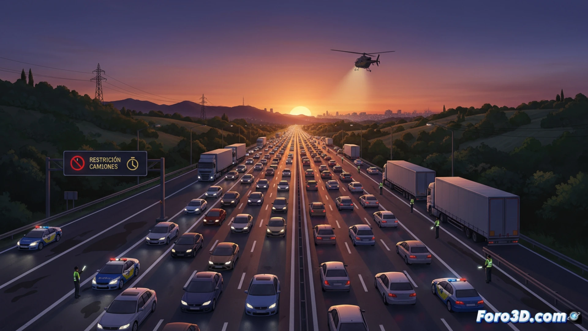 DGT activa dispositivo especial para el puente de mayo