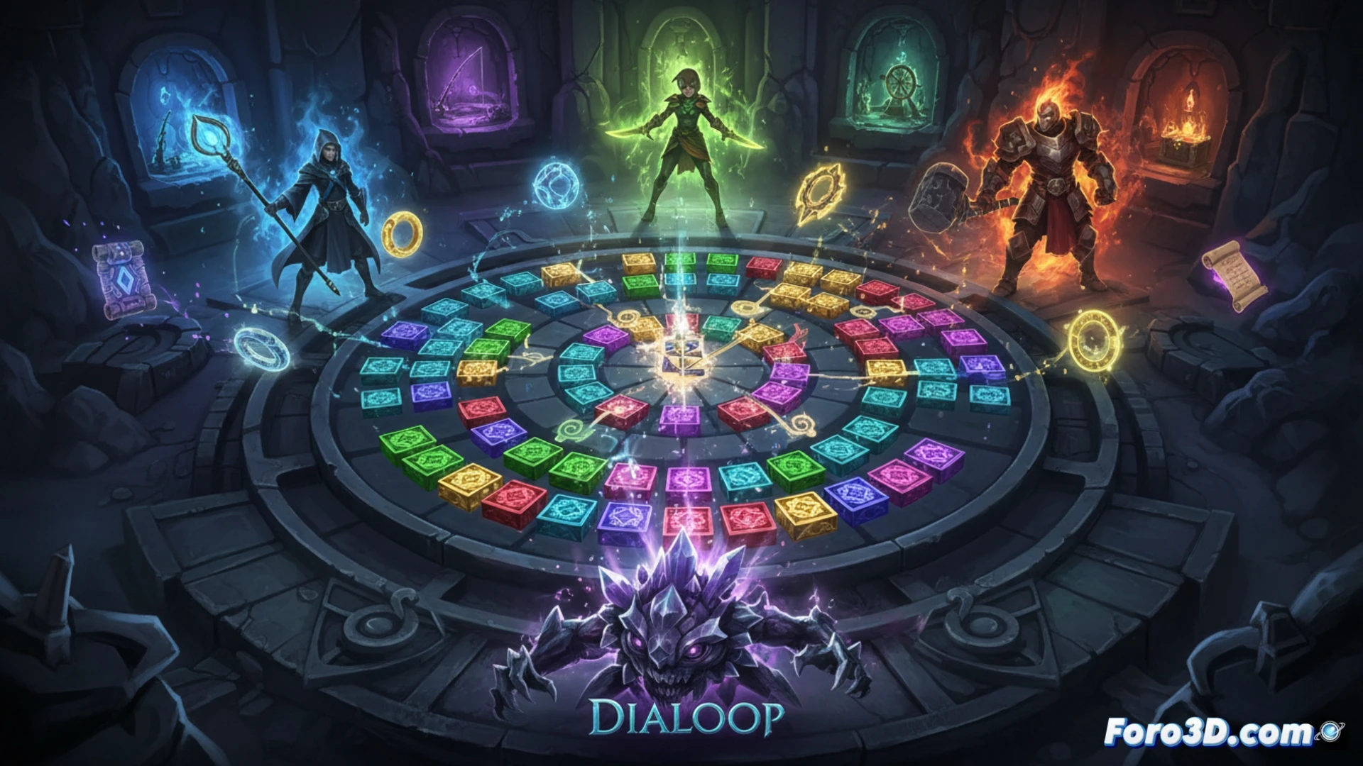 Dialoop llega a Switch el 17 de junio, un roguelite de combate por bloques