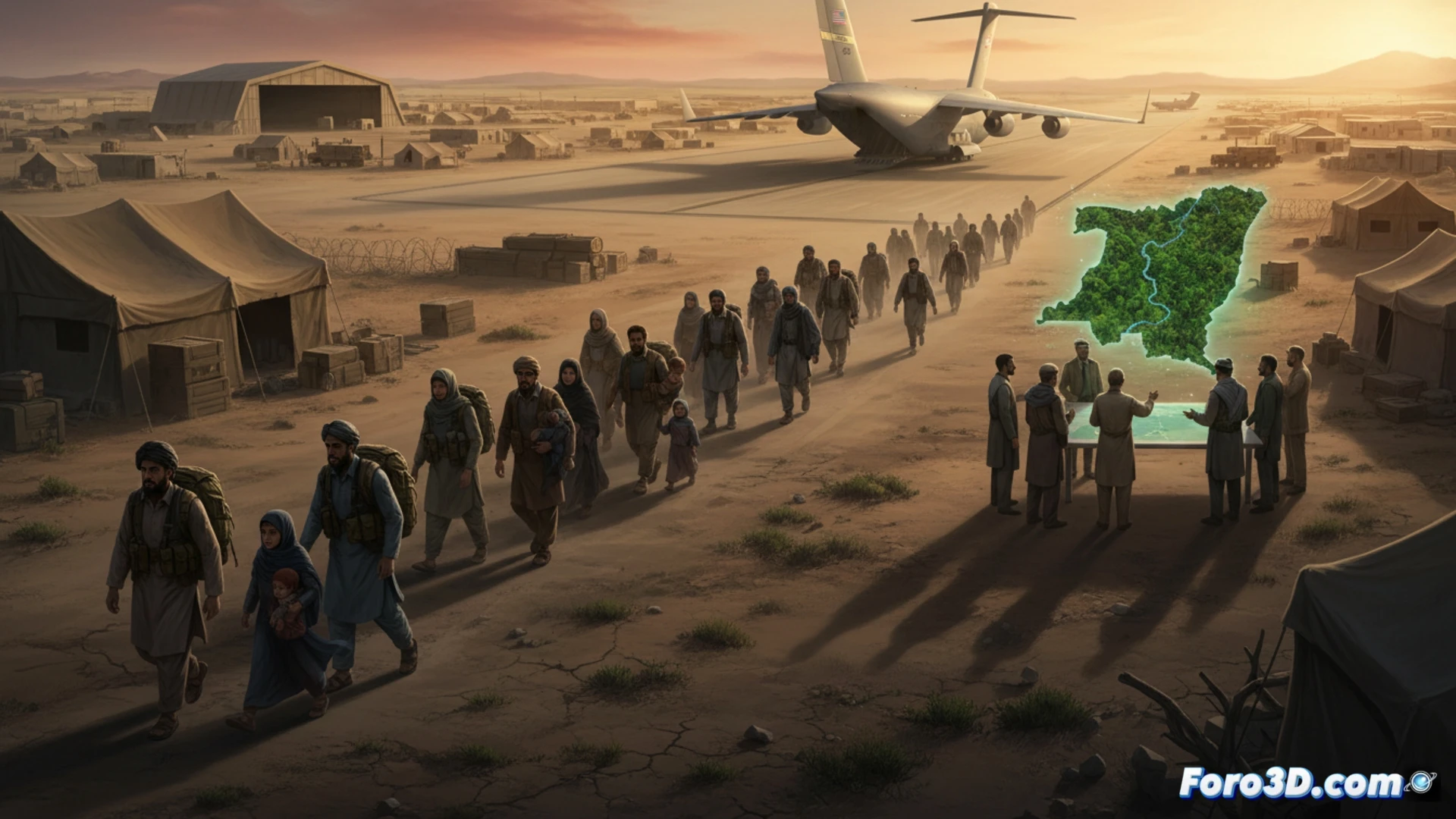 EE.UU. negocia enviar afganos desde Catar a República Democrática del Congo