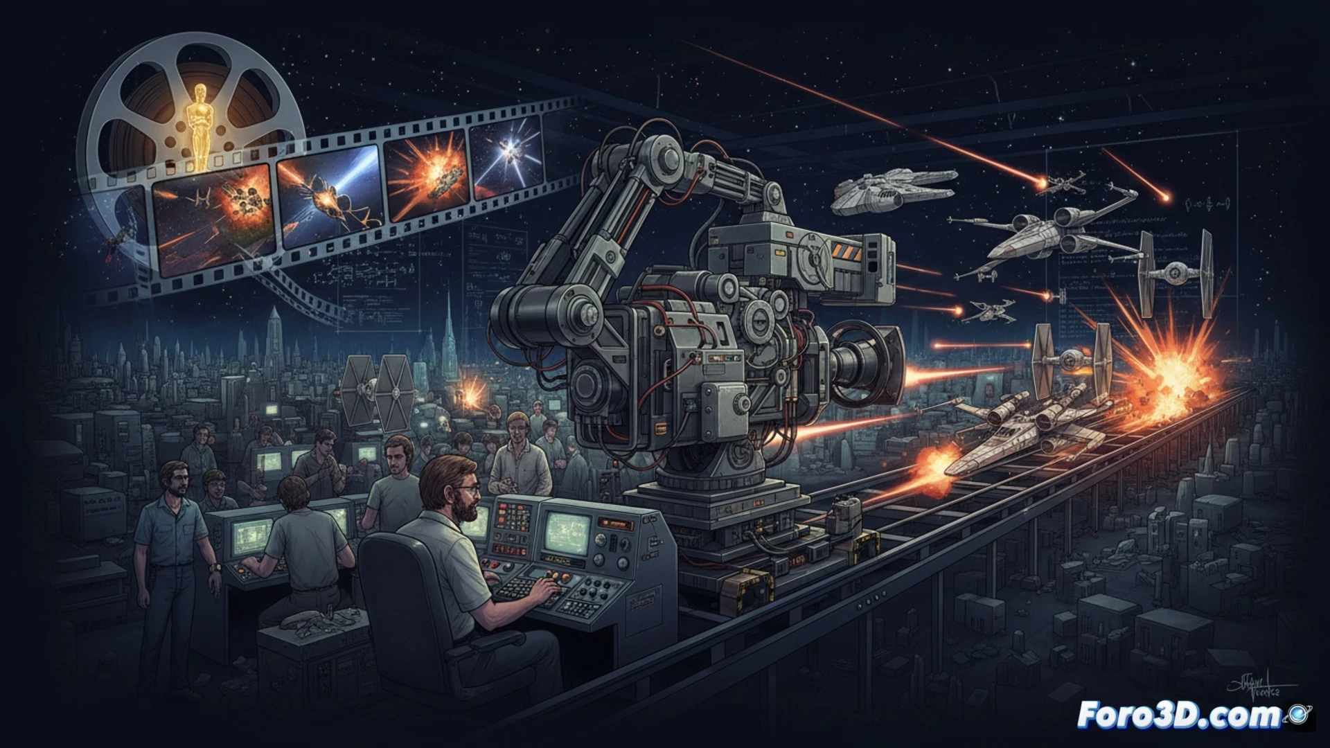 El Dykstraflex, la máquina que hizo posible Star Wars