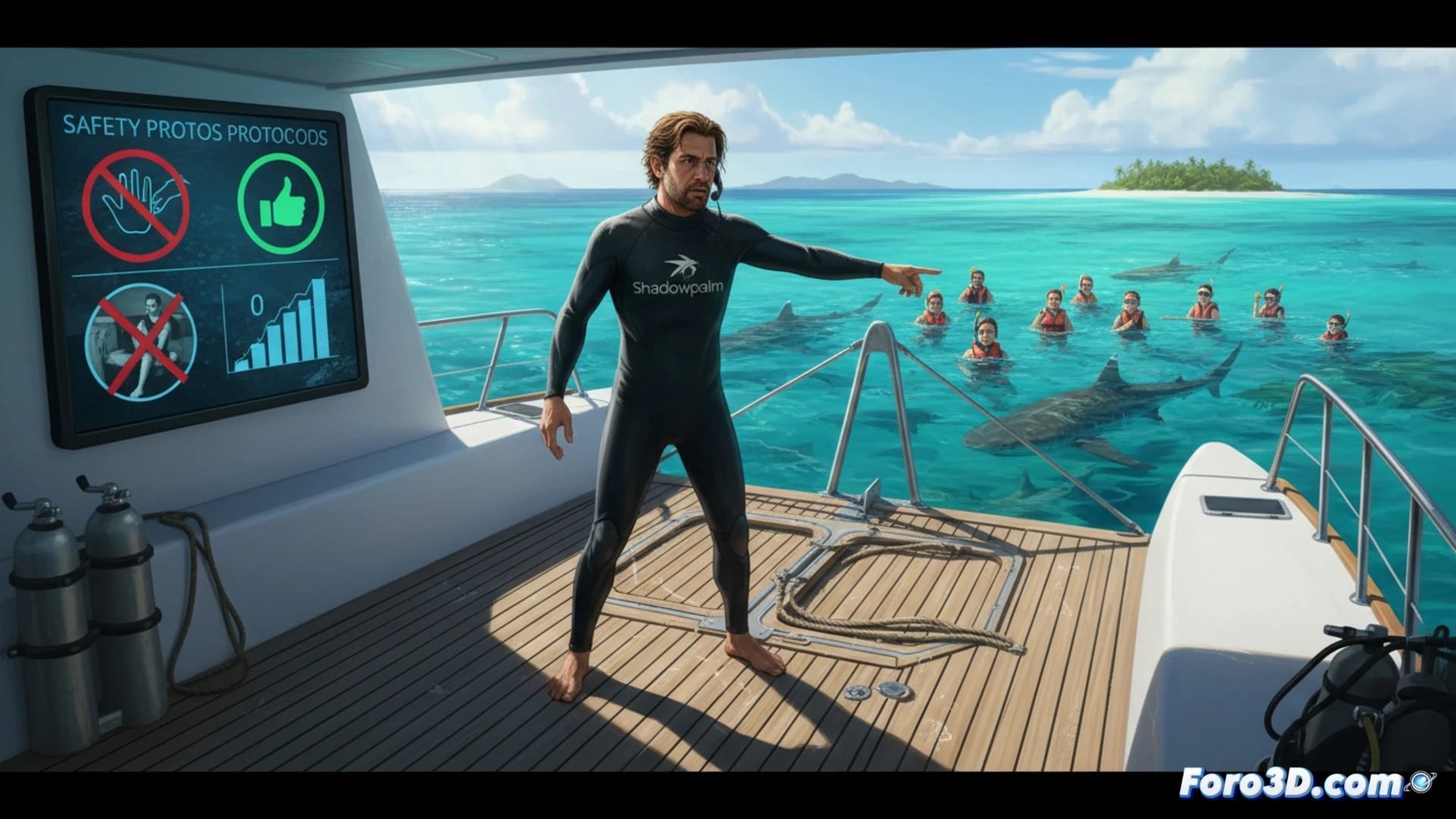 El monitor de tiburones defiende la seguridad tras la tragedia en Maldivas