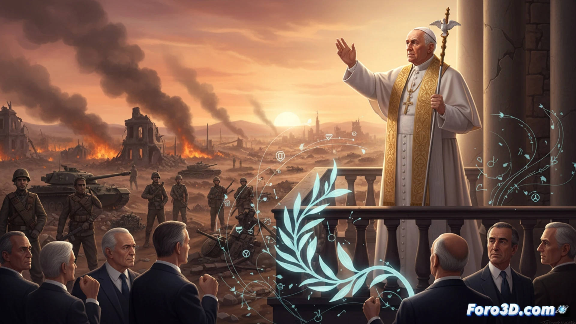 El Papa clama por la paz en un mundo marcado por el odio y la guerra