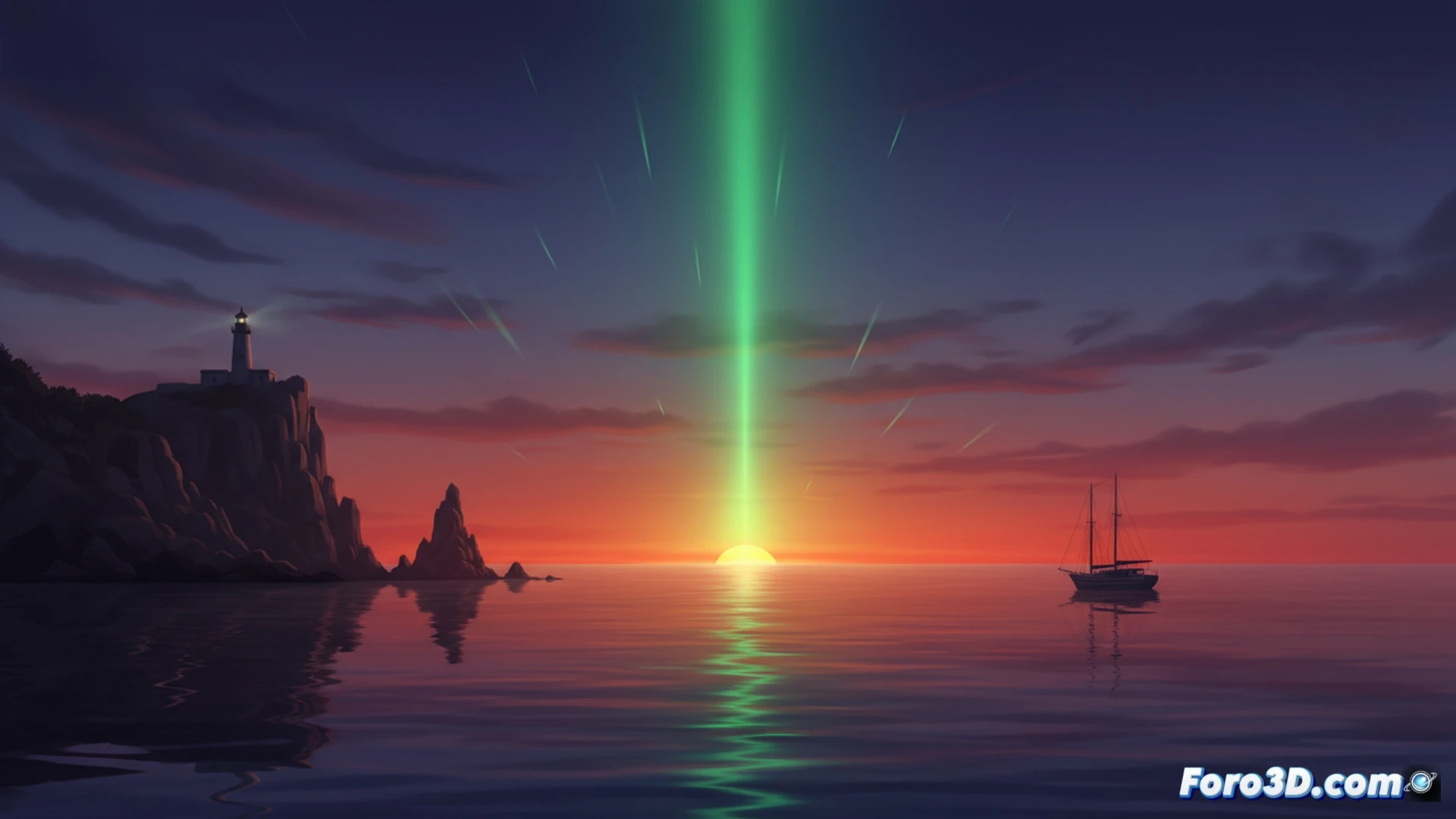 El Rayo Verde: modelando un fenómeno óptico atmosférico