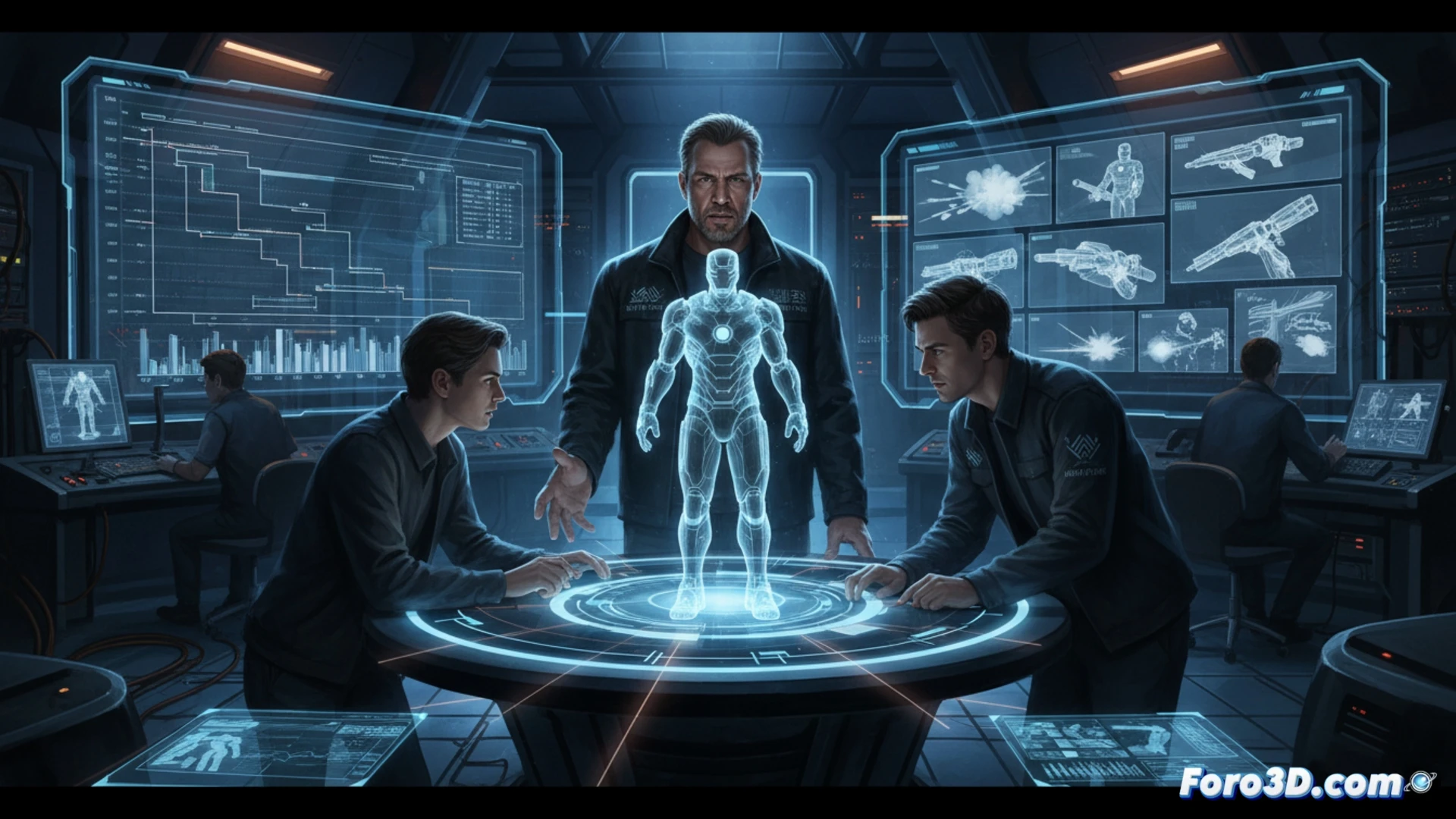 Ray McIntyre Jr., supervisor de VFX, revisando planos y secuencias de efectos visuales para la película War Machine.