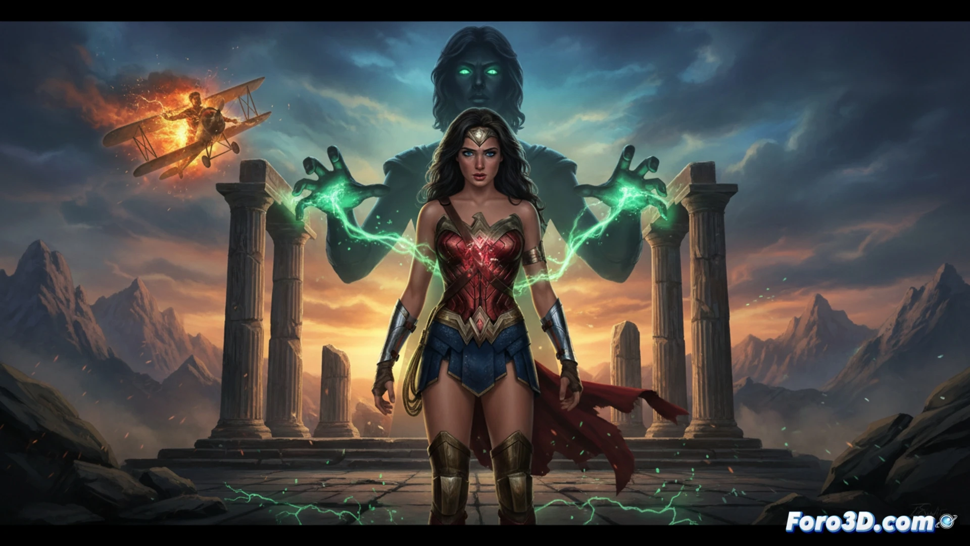 Diana atrapada en un bucle de dolor, reviviendo eternamente la trágica muerte de Steve Trevor.