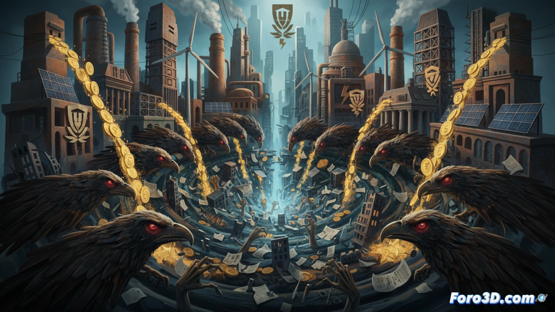 Energéticas europeas invierten en fondos buitre con ganancias de la crisis