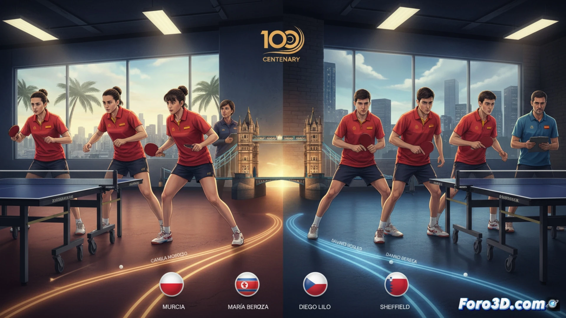 Los seleccionadores Carneros y Erdelji presentan a los 10 convocados para el Mundial por Equipos de Londres.