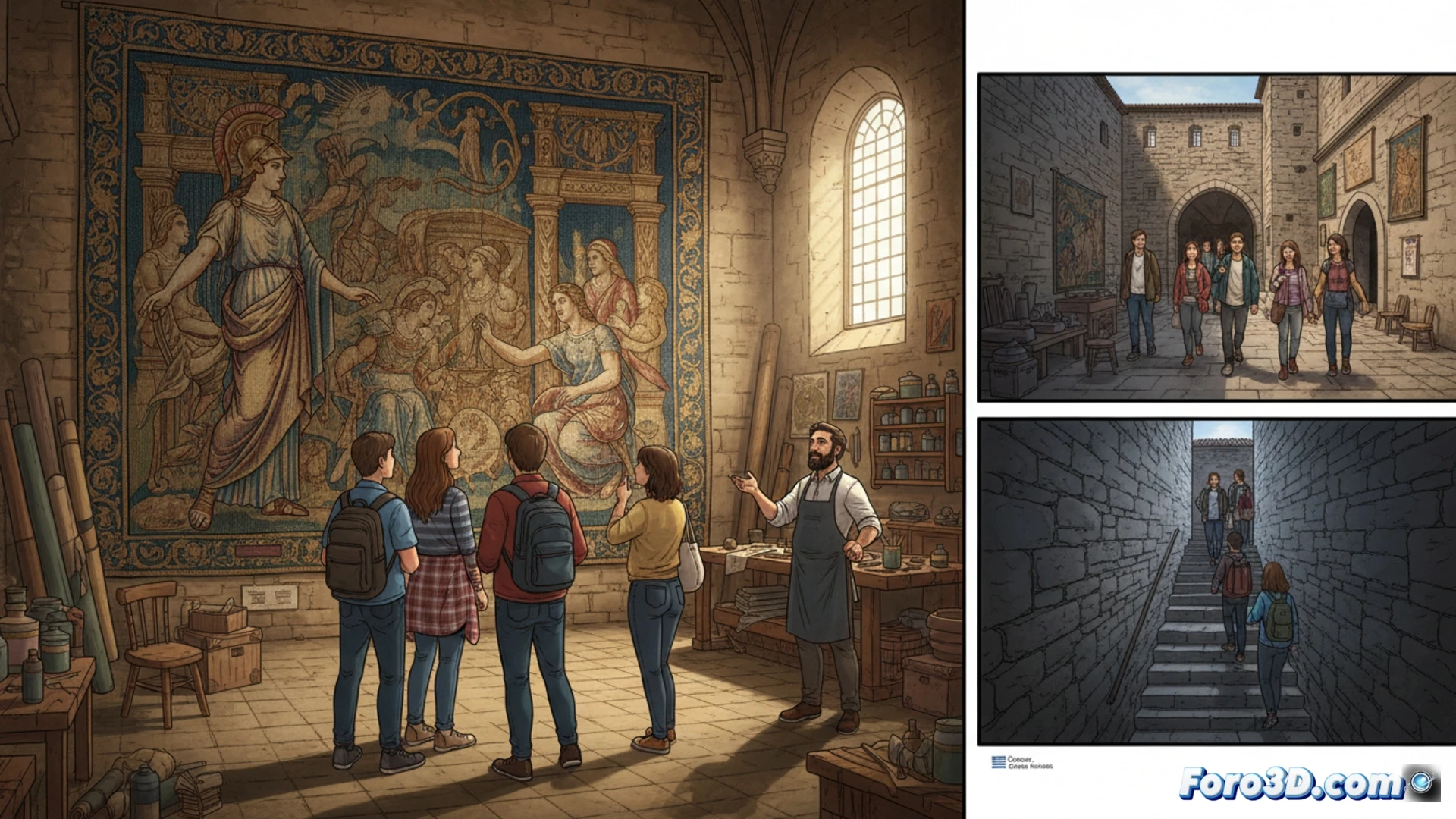 Estudiantes grecochipriotas visitan Ontinyent en un intercambio Erasmus