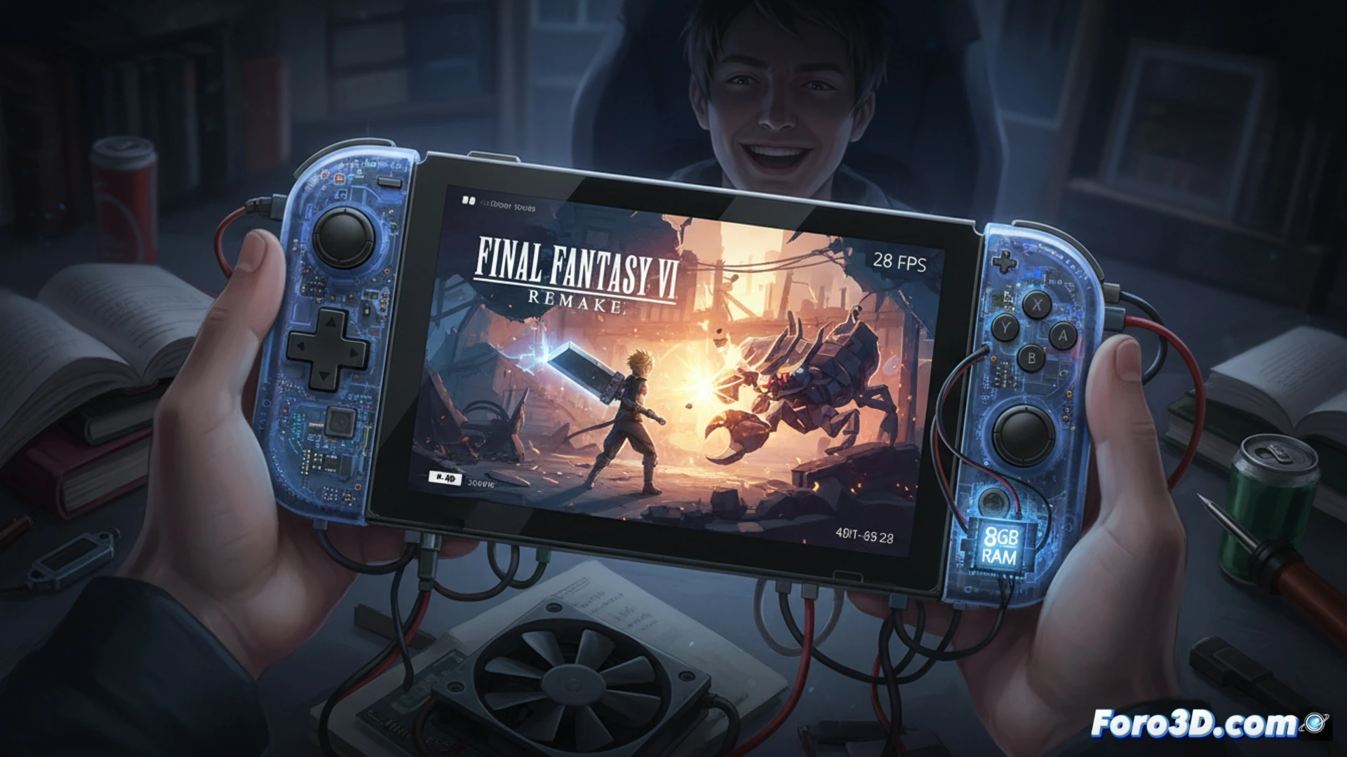 Final Fantasy VII Remake corre en Switch Lite con solo 8 GB de RAM