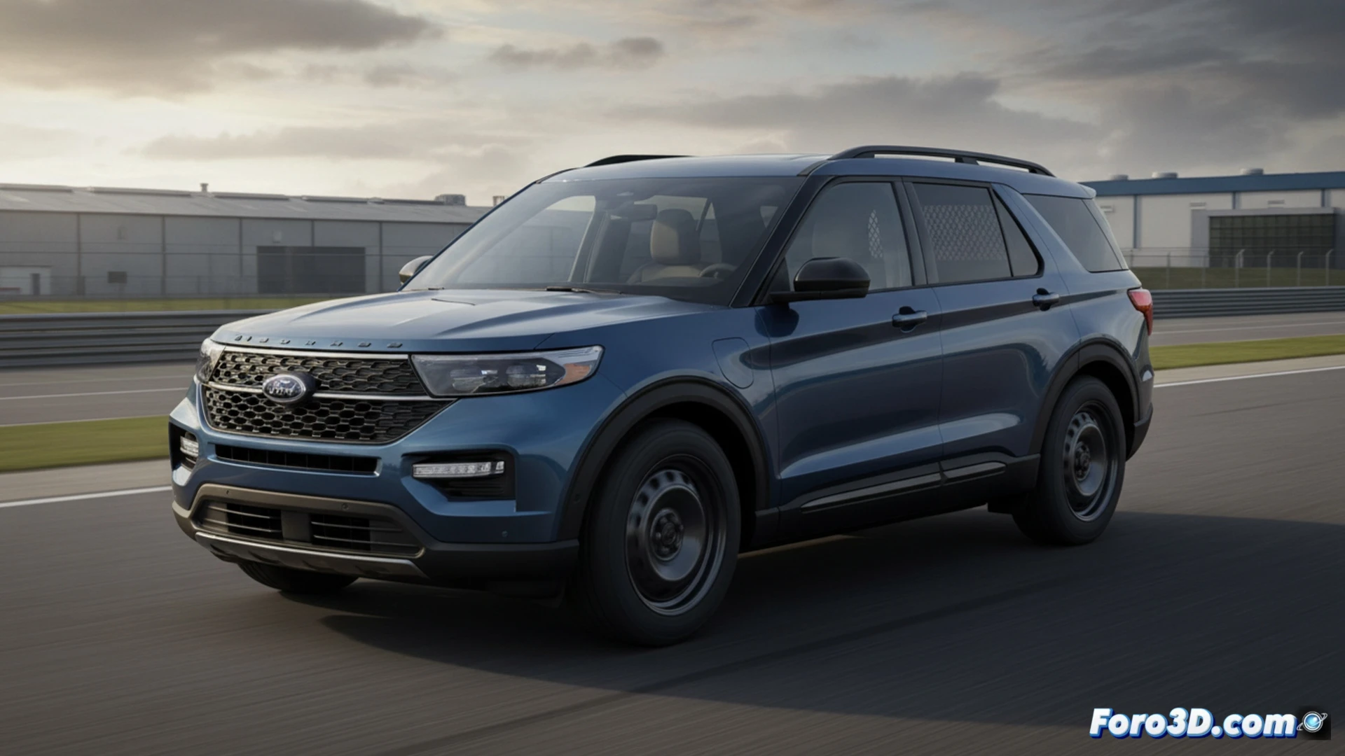 Ford Explorer Van eléctrica, versión comercial con carrocería sólida y gran autonomía para transporte profesional.