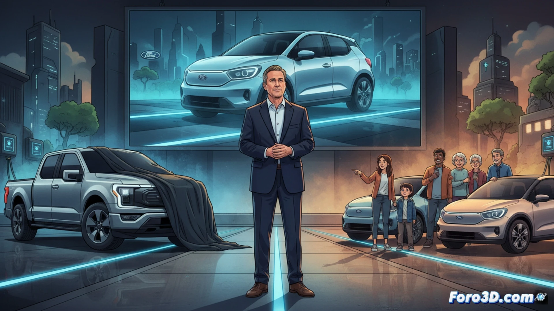 Ford rectifica: abandona los eléctricos premium por modelos asequibles