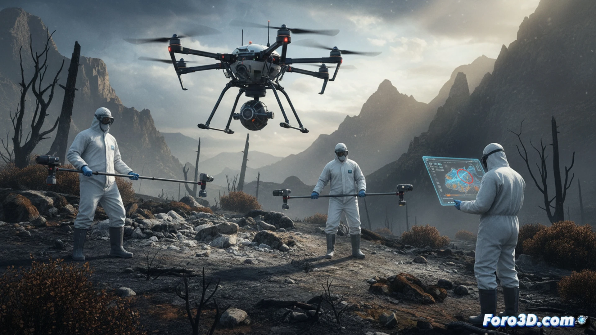 Fotogrametría forense en la montaña de la Creu