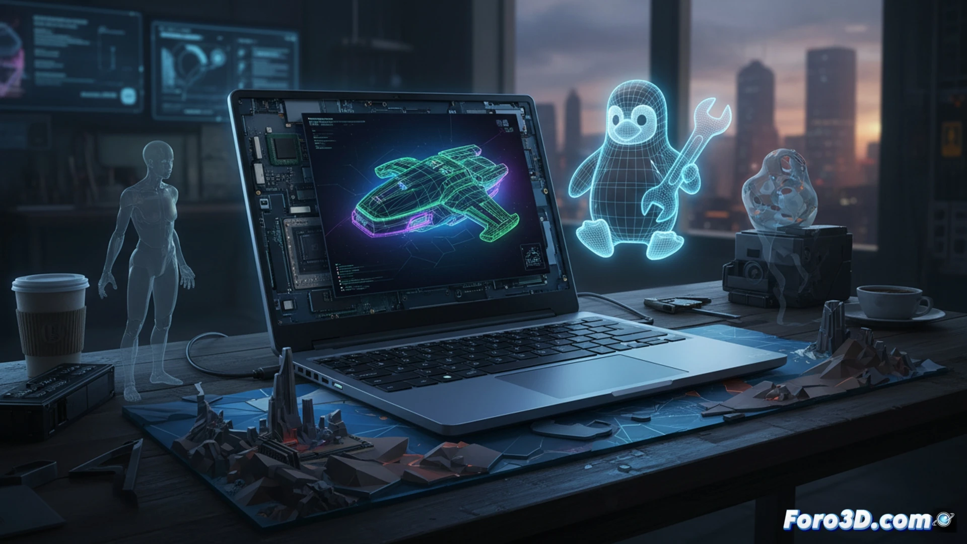 Framework Laptop 13 Pro con Ubuntu, chasis aluminio y trackpad háptico para modelado 3D