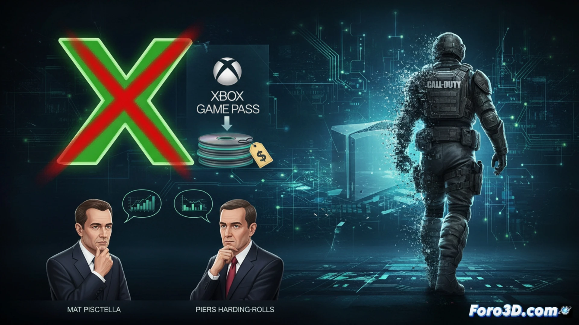 Analistas observan gráfica en declive; Game Pass baja precio mientras Call of Duty no impulsa suscripciones.