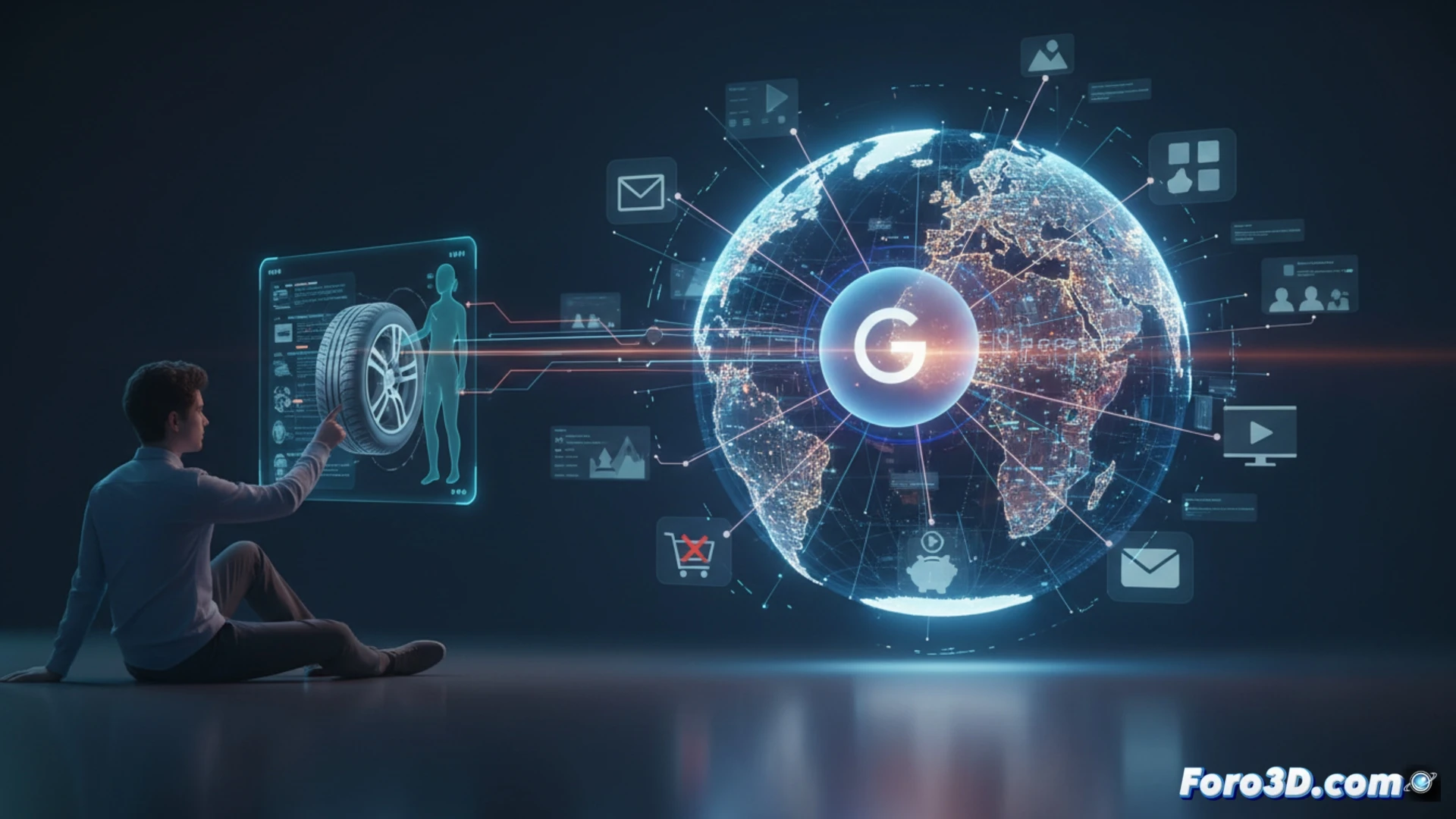 Una IA personal de Google analiza datos de Gmail y Fotos para dar respuestas personalizadas a un usuario.