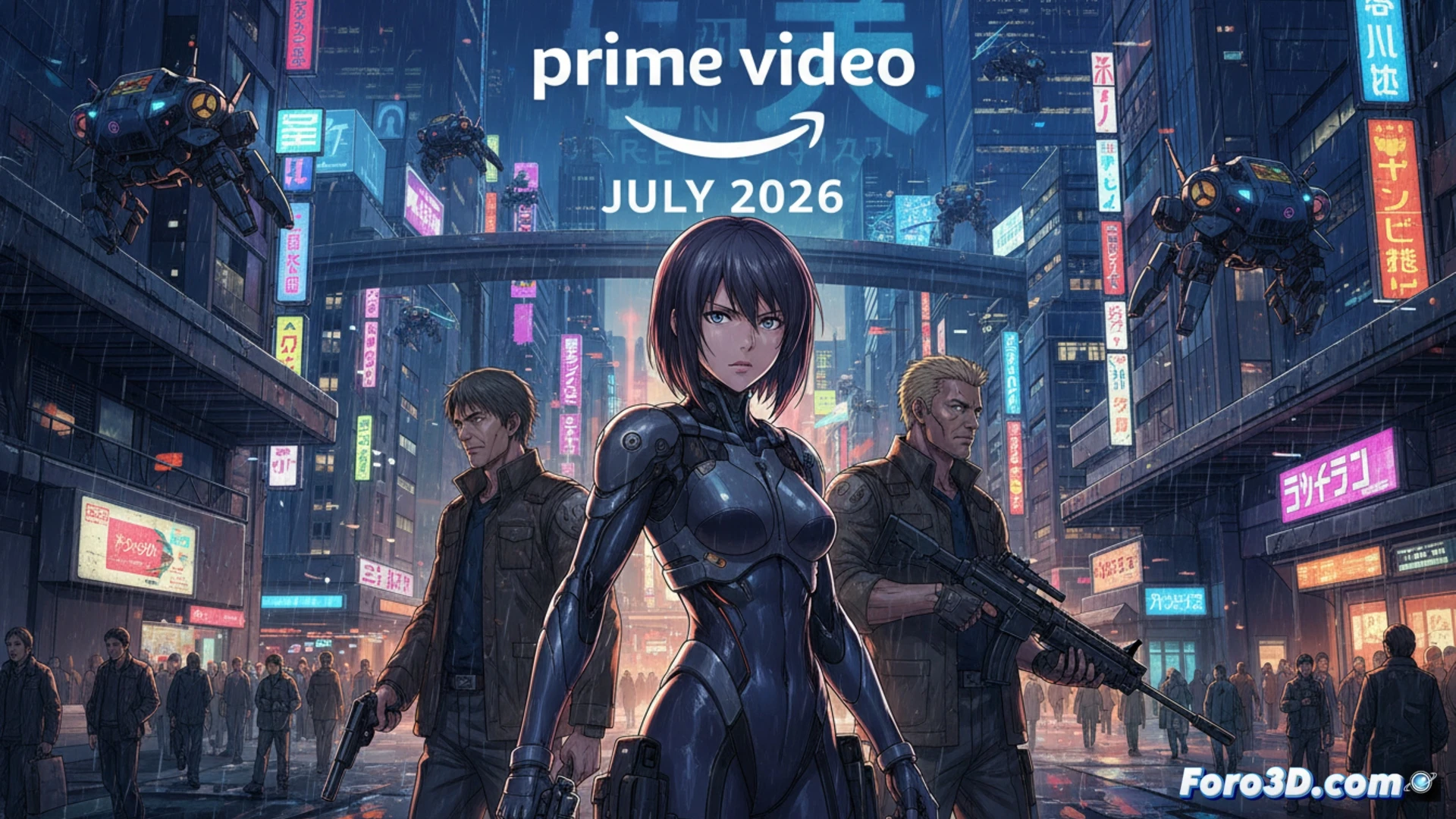 Ghost in the Shell renace en anime de Science Saru para Prime Video