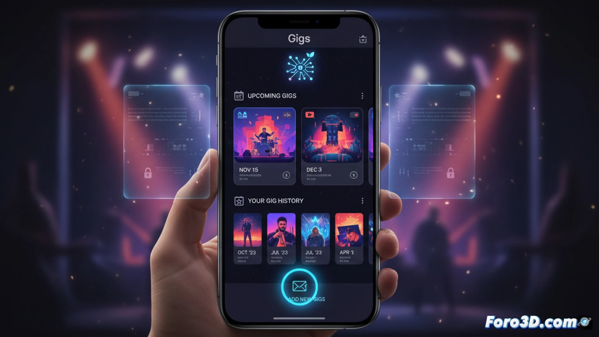 Una app de iPhone organiza entradas de conciertos usando IA local de Apple, todo en el dispositivo.