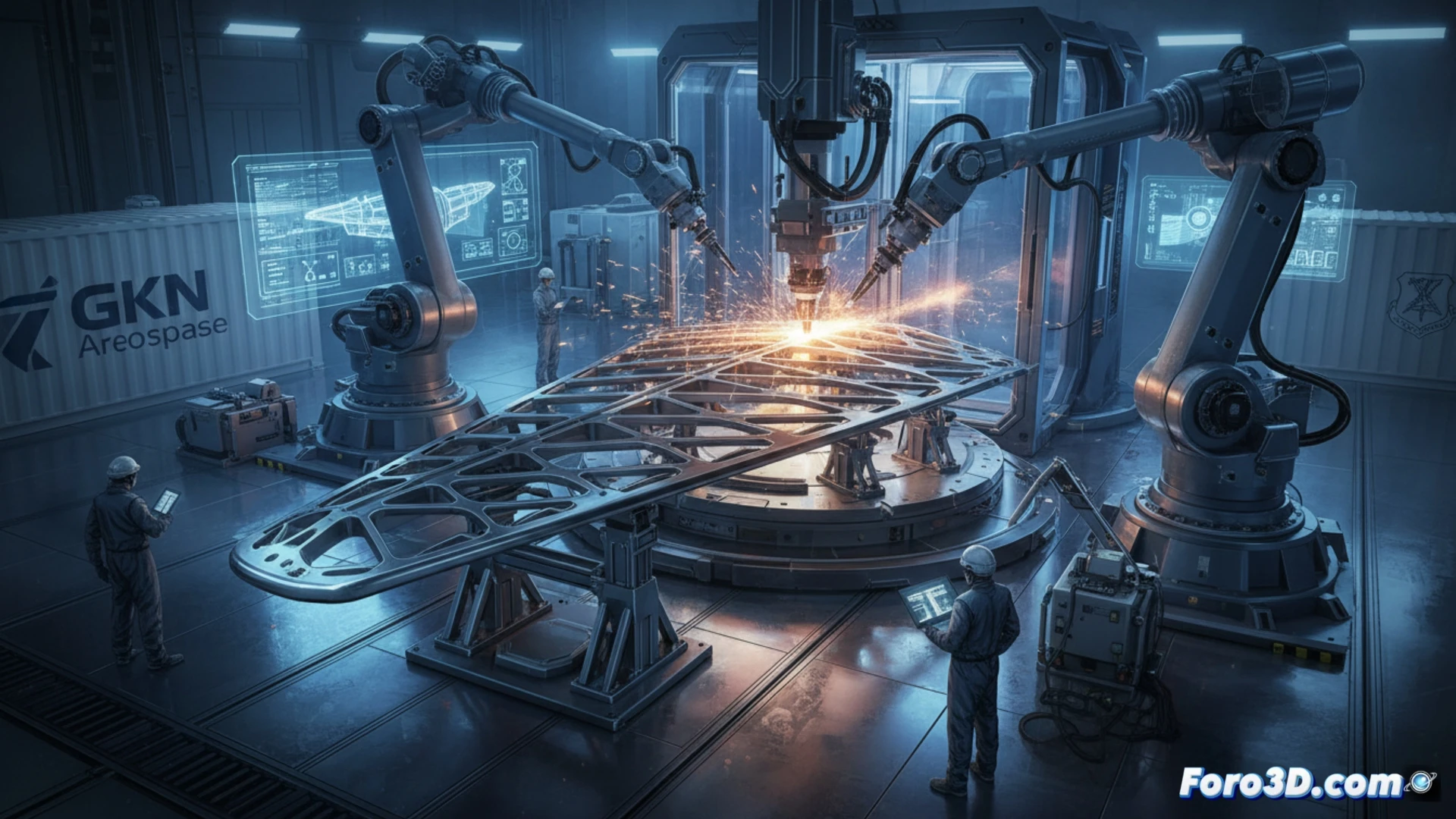 GKN y AFRL impulsan fabricación aditiva de titanio para aeronaves