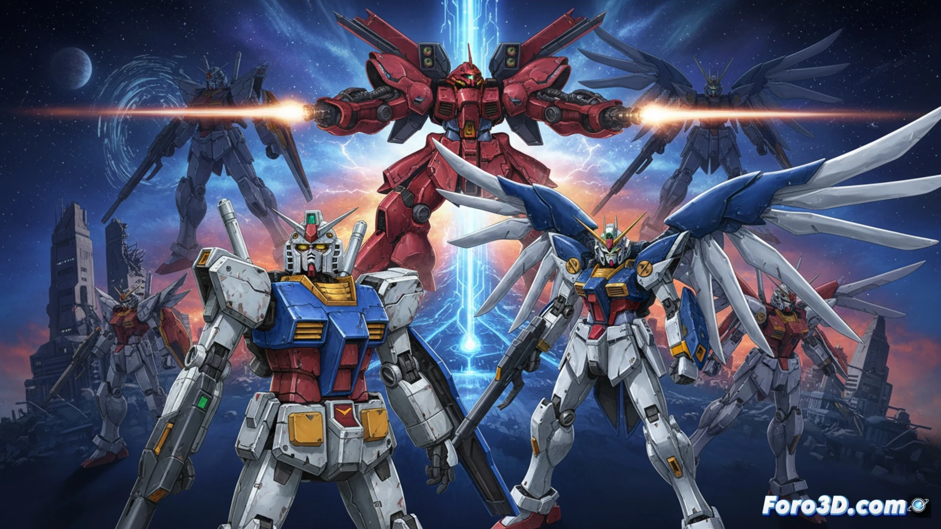 Un canal de YouTube muestra varias series clásicas de Gundam de forma gratuita, incluyendo la trilogía original y 'Gundam Wing'.