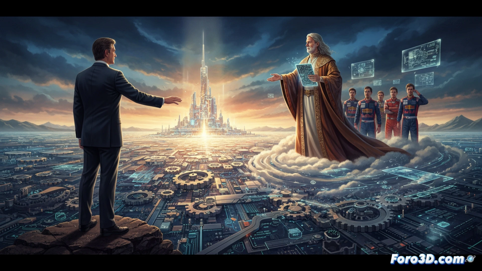 Un visionario como Moisés, Newey guía a su equipo hacia el futuro del diseño de F1.