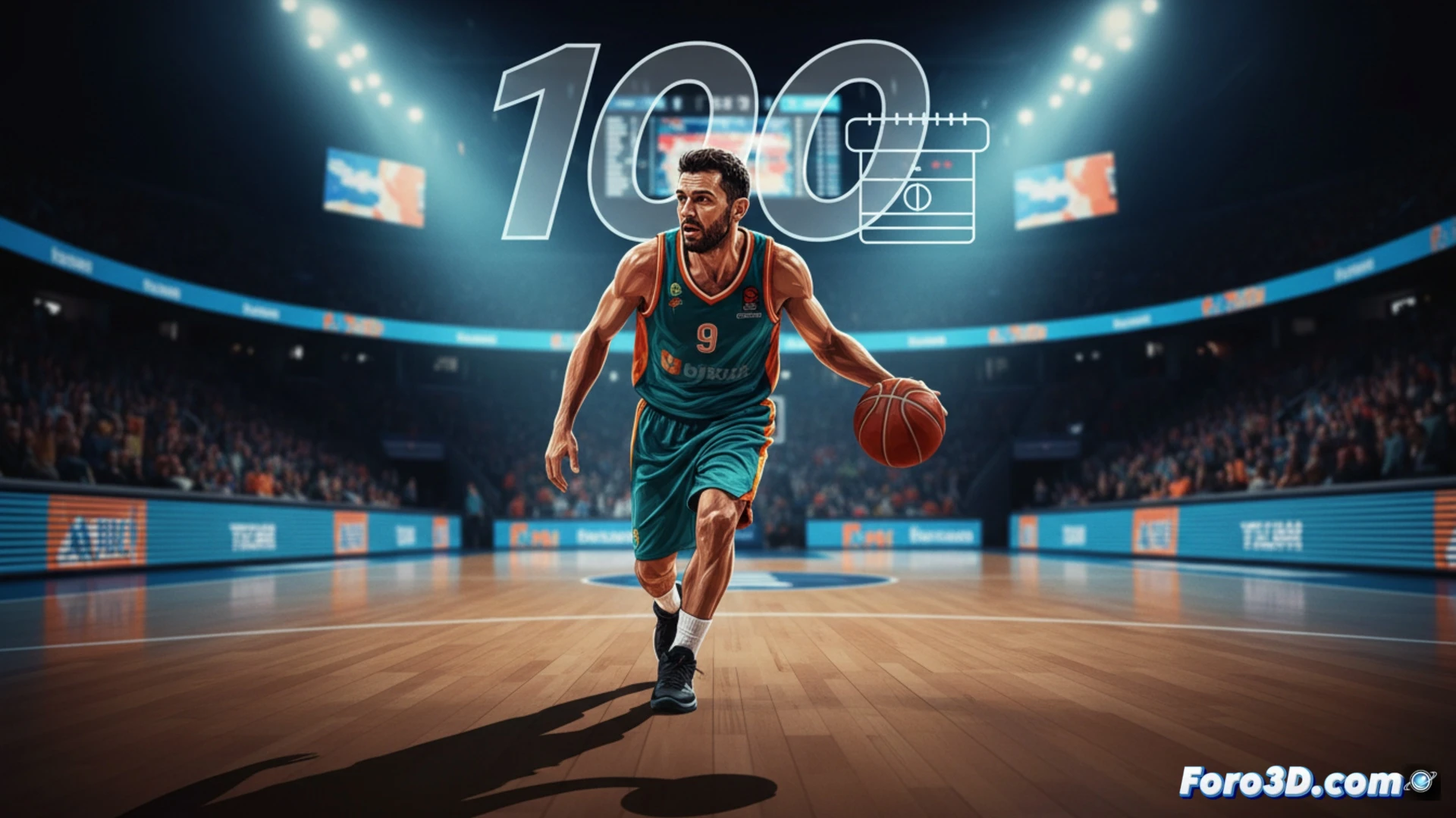 Marcelinho Huertas, con canas y sonrisa, dirige a su equipo en la pista ACB cerca de cumplir cien partidos tras los cuarenta.