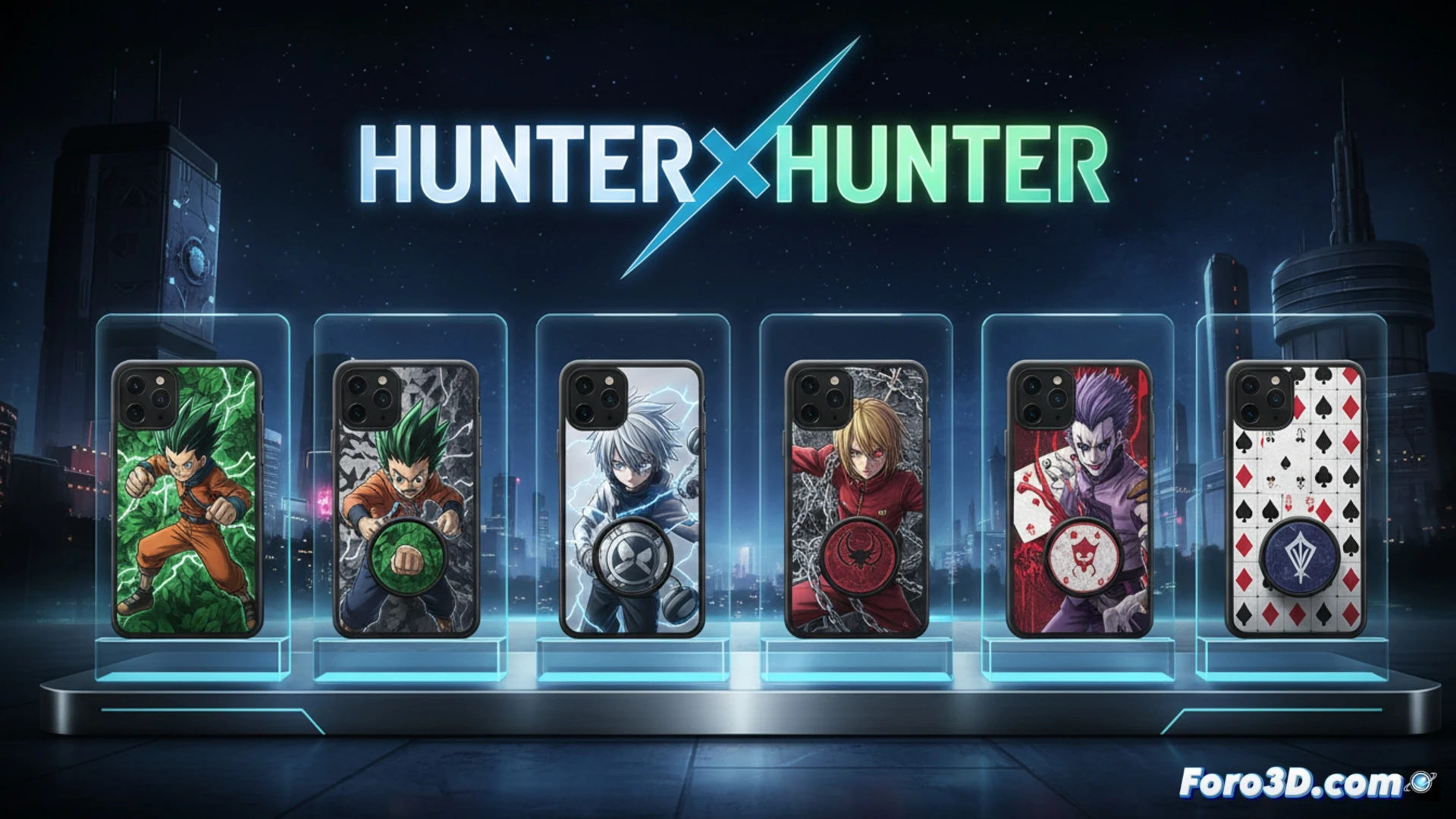 Hunter x Hunter y RhinoShield lanzan colección tecnológica limitada