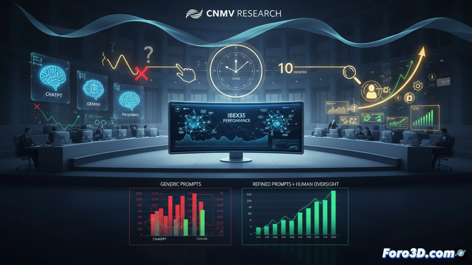 IA en Bolsa: La Visualización 3D Desvela el Verdadero Potencial