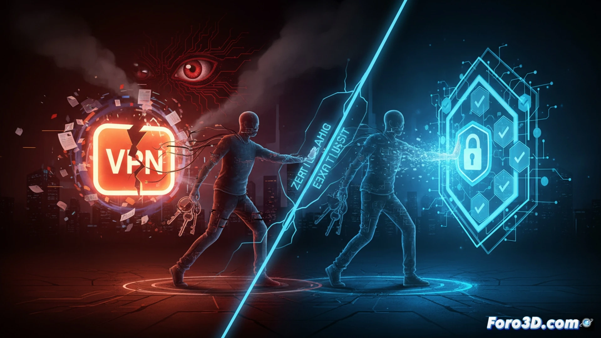 Una puerta trasera digital abierta por credenciales olvidadas de ex-empleados, con una VPN como túnel de ataque.